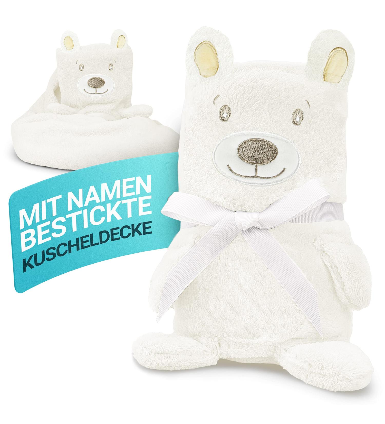 Personalized Babykajo Baby Blanket - 2-in-1 Cuddly Toy & Blanket - Perfect Gift for Boys & Girls - Buy Online on GoSupps.com