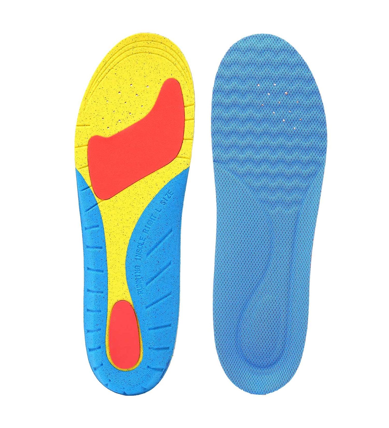 Sport Insoles for Size L 44 47 | Multifunctional Training Shock Absorption & Sweat Absorbing Insoles - International Shipping Available - Buy Online on GoSupps.com
