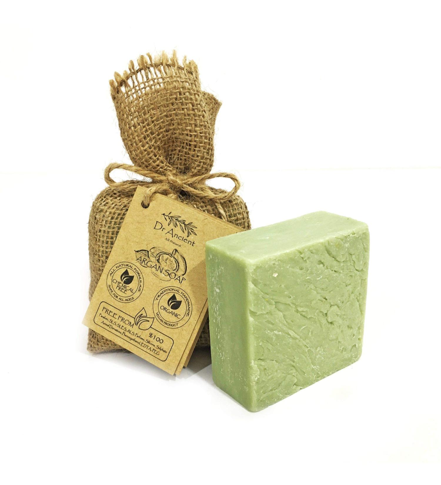 Dr. Cient Argan Soap - Natural Vegan Handmade Anti-Aging Soap for Men & Women (140g) - Buy Online on GoSupps.com