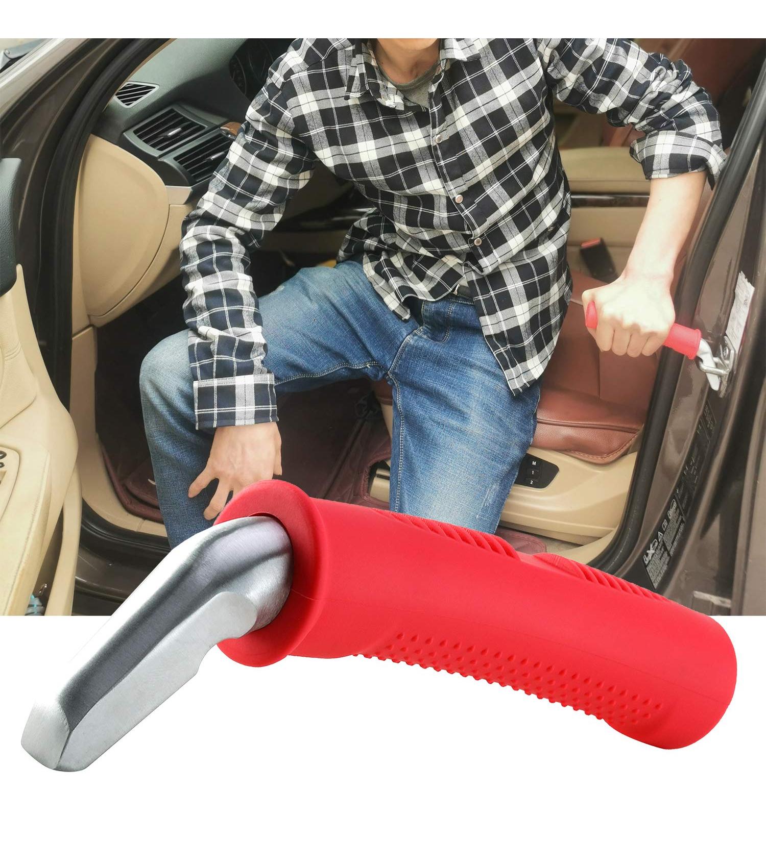 Valorcielo Auto Cane Portable Vehicle Support Handle | 300 lb Capacity | Red - Buy Online on GoSupps.com