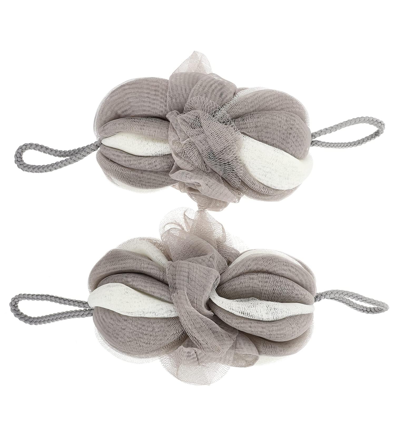 2pcs Cartoon Bath Flowers - Mesh Shower Balls & Bubble Sponges for Home Bathing - International Shipping Available - Buy Online on GoSupps.com