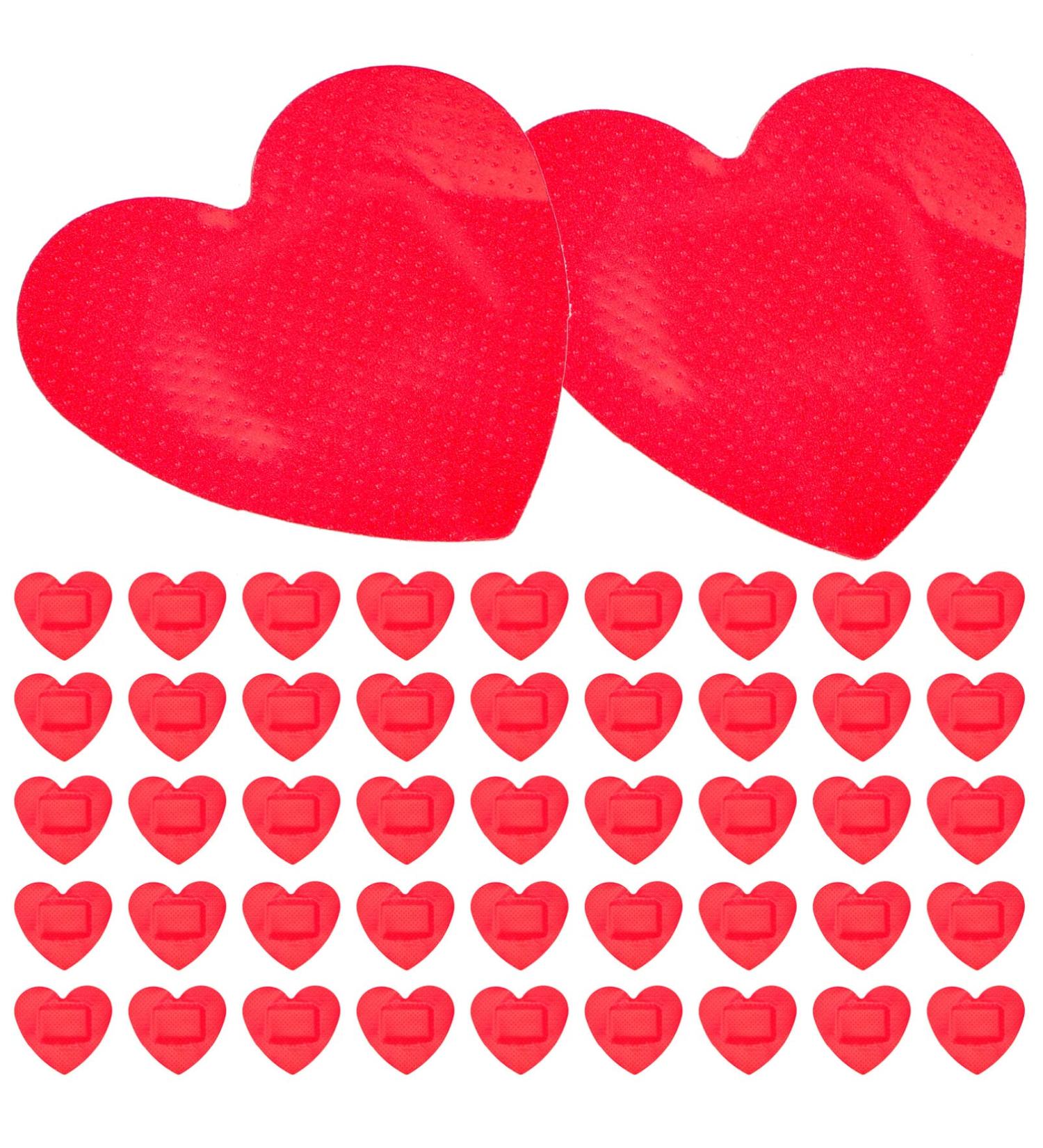 Beaupretty 50pcs Heart Shaped Bandage Binders - Quality Duct Tape Sticker Patches for Baby Boys | International Shipping Available - Buy Online on GoSupps.com