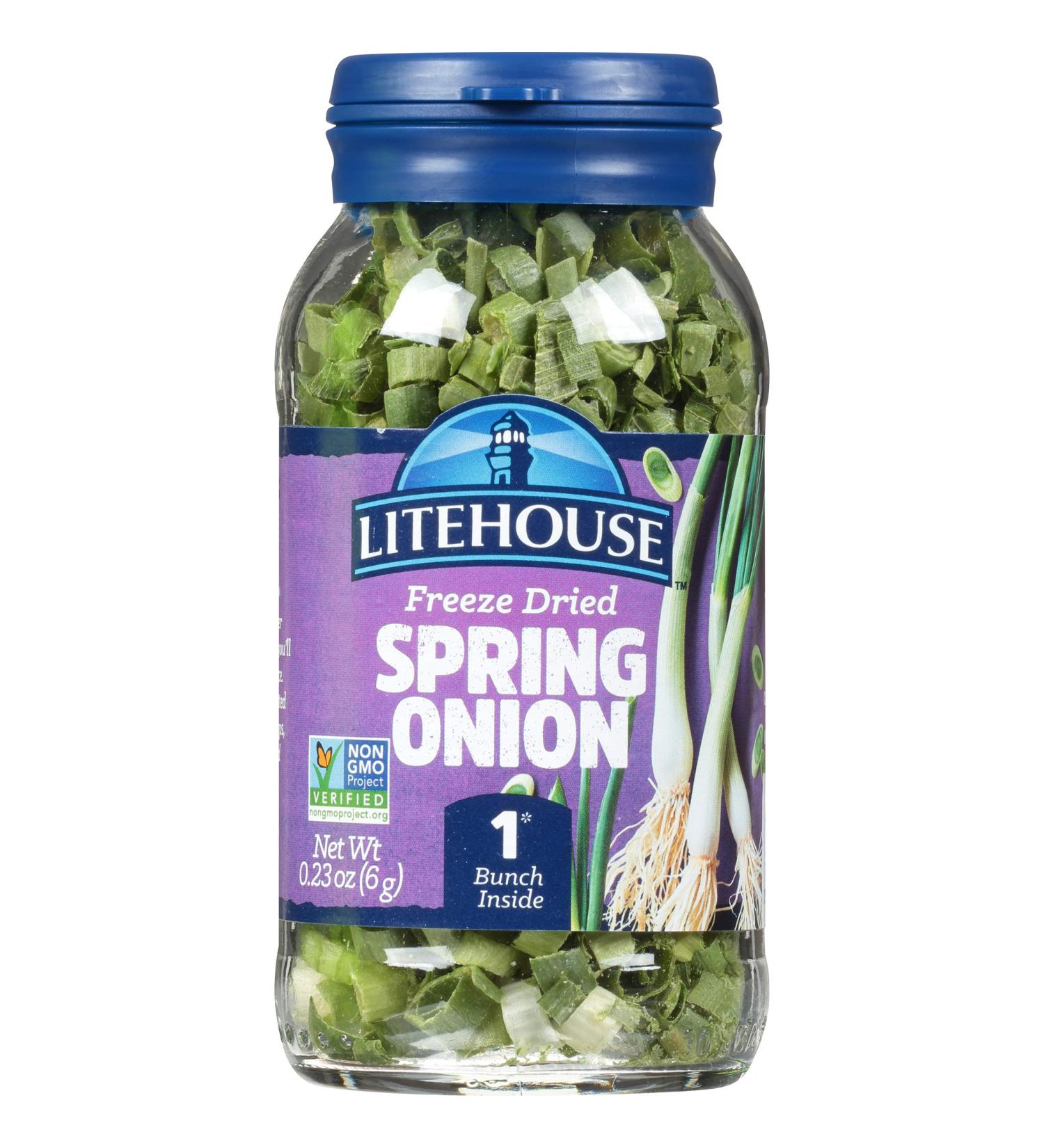 Litehouse Freeze Dried Spring Onion - 0.22 oz - Pack of 1 | Essential Ingredient for Flavorful Dishes - Buy Online on GoSupps.com