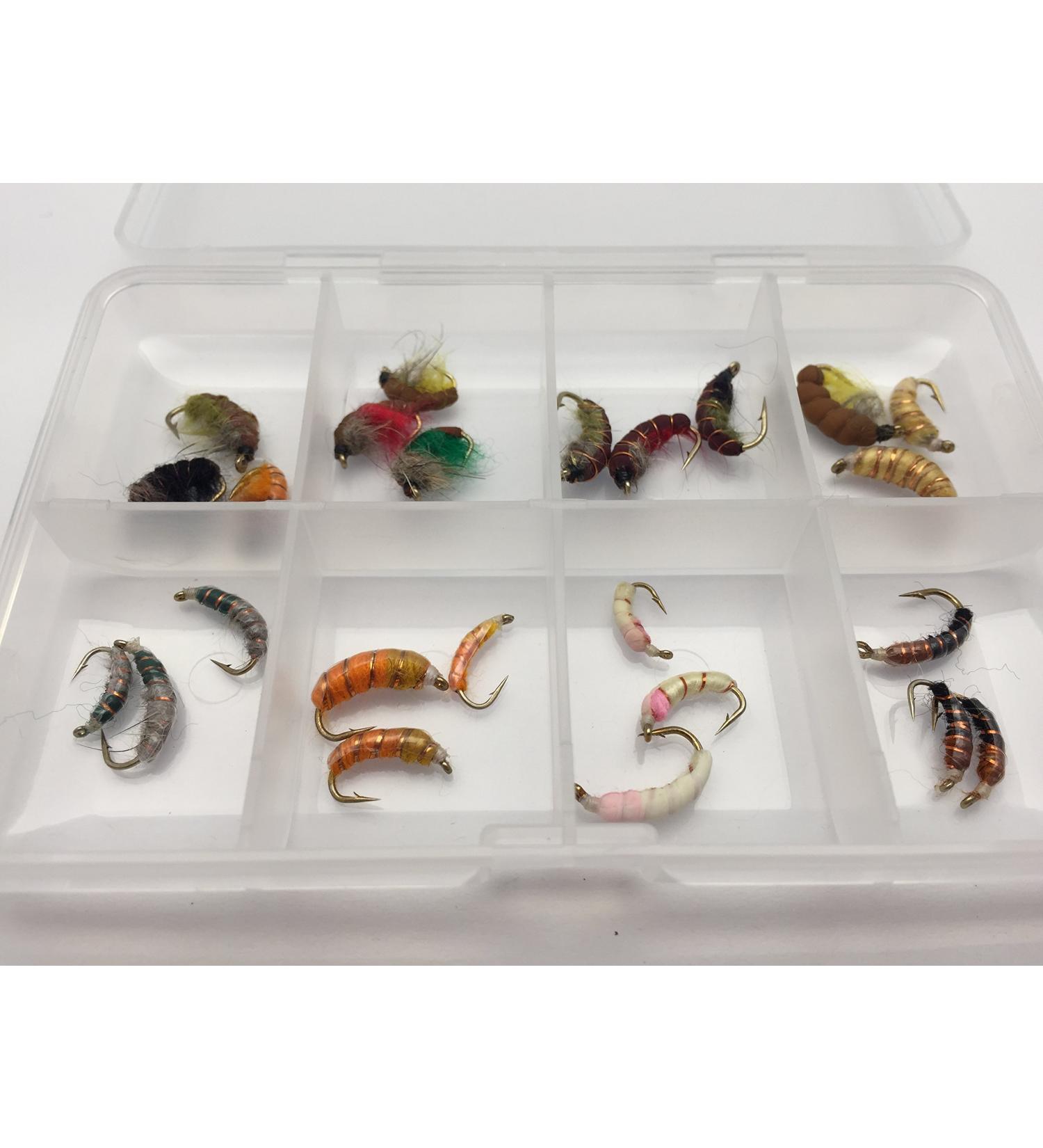 Buy Czech Nymph Fly Fishing Box - 24 Copper Wire Weighted Flies (Sizes 10/14) | Best Quality for International Shipping - Buy Online on GoSupps.com