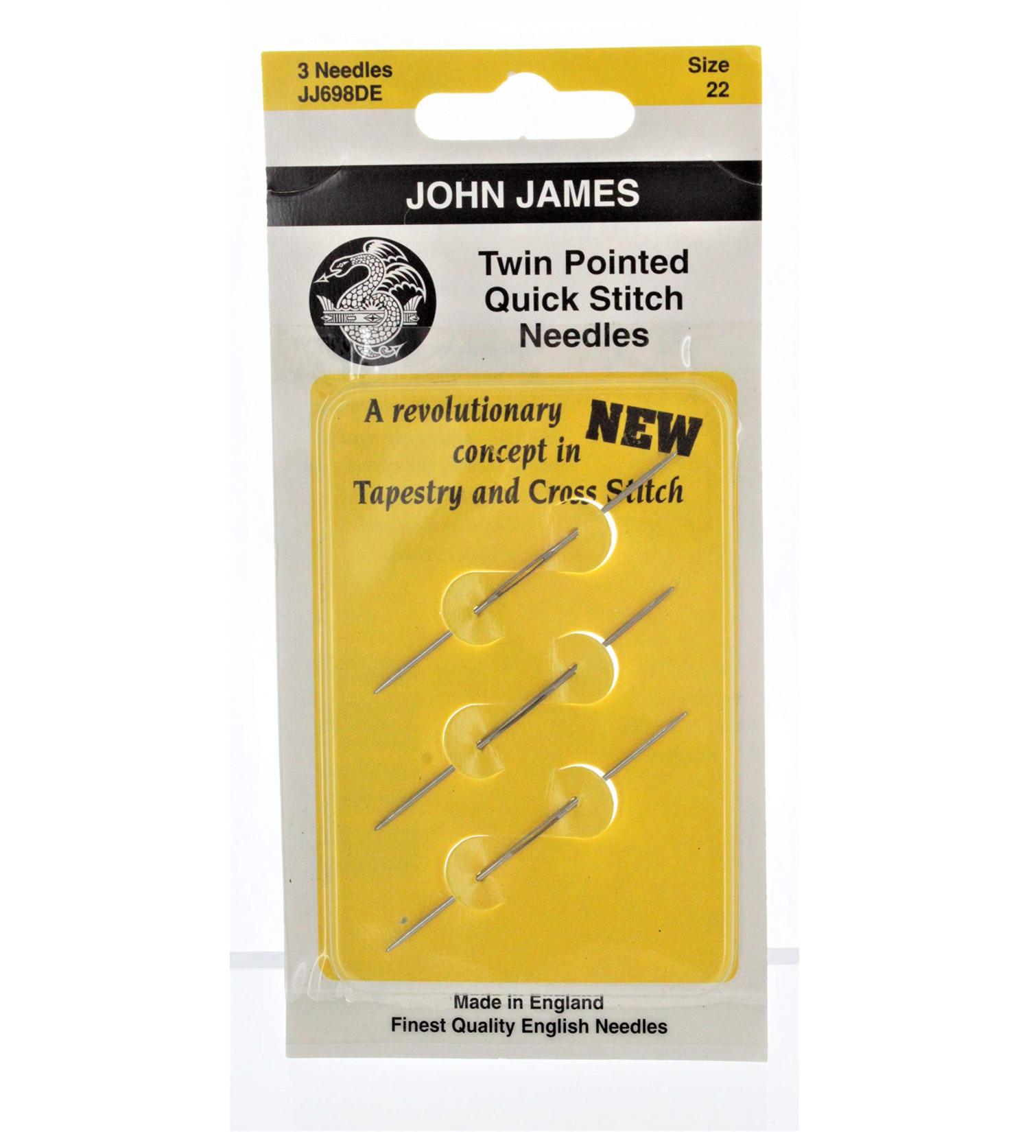 Colonial Needle Twin Pointed Tapestry Hand Needles Size 22 - 3 Pack - Buy Online on GoSupps.com