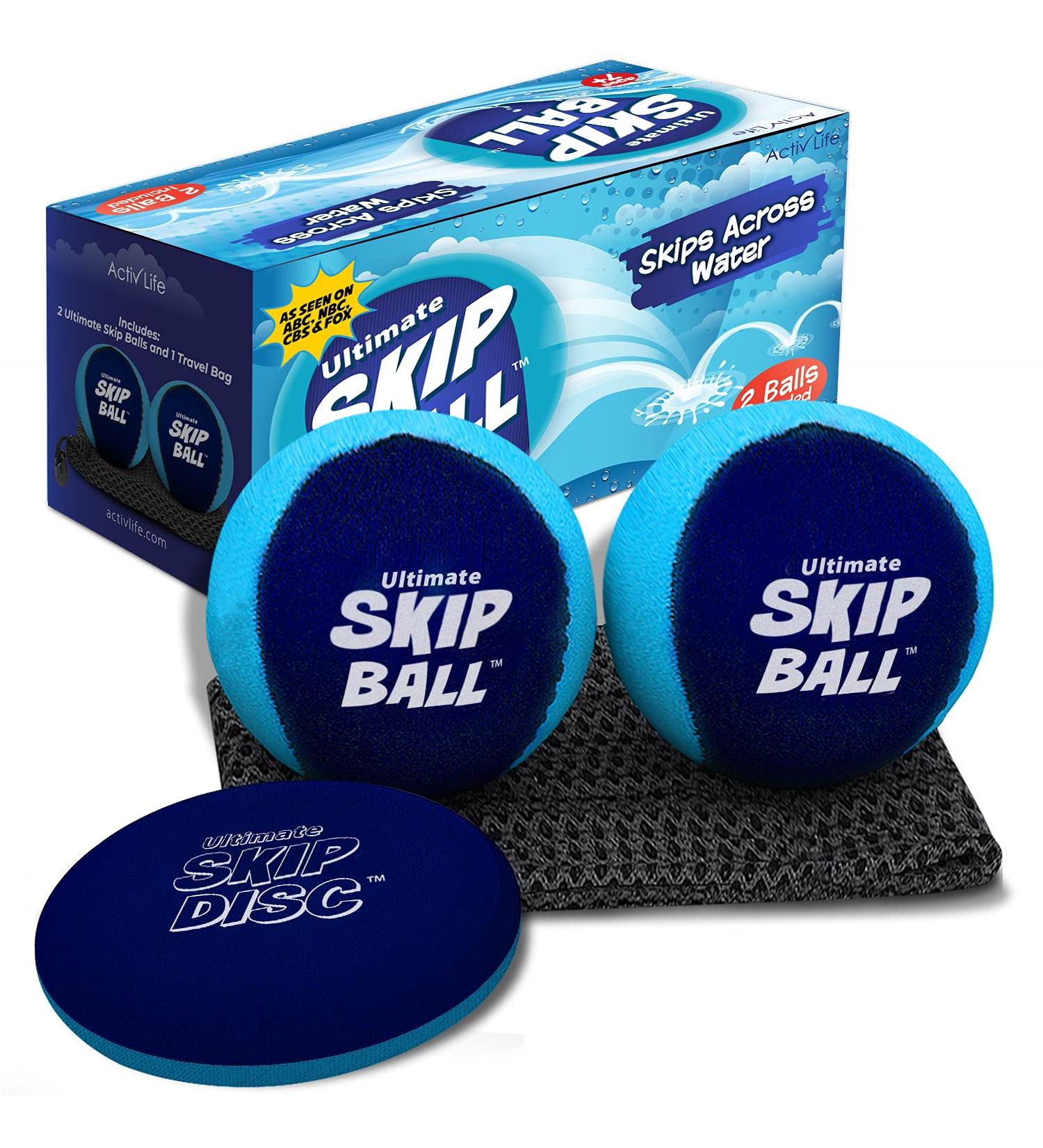 Ultimate Water Jumping Ball (2-Pack) | Fun for All Ages - Create Lasting Beach & Pool Memories | Navy/Teal - Buy Online on GoSupps.com