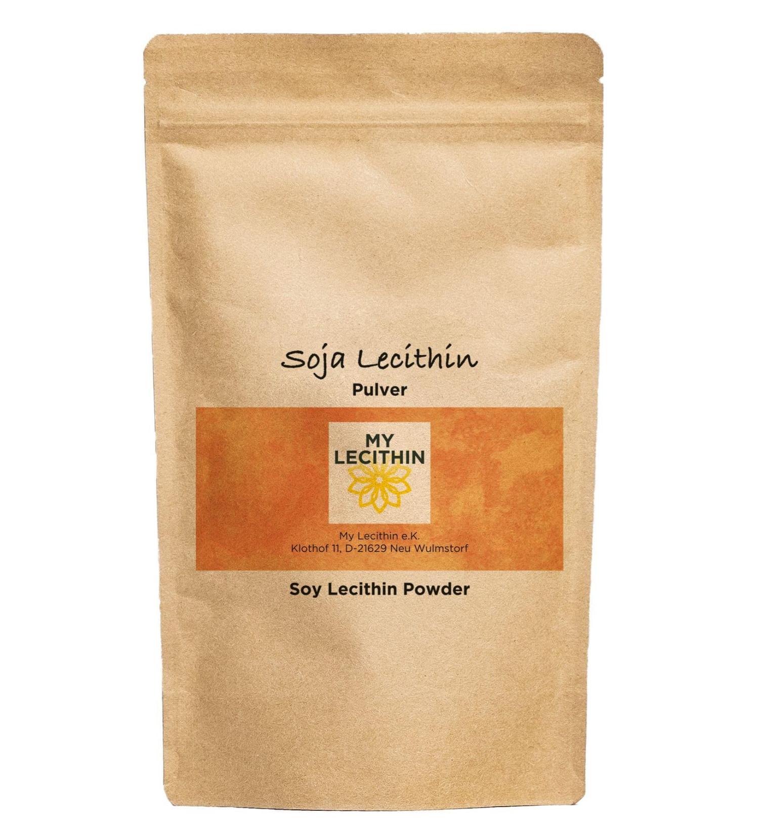 500 g soy lecithin powder pure lecithin quality from Germany vegan - Buy Online on GoSupps.com