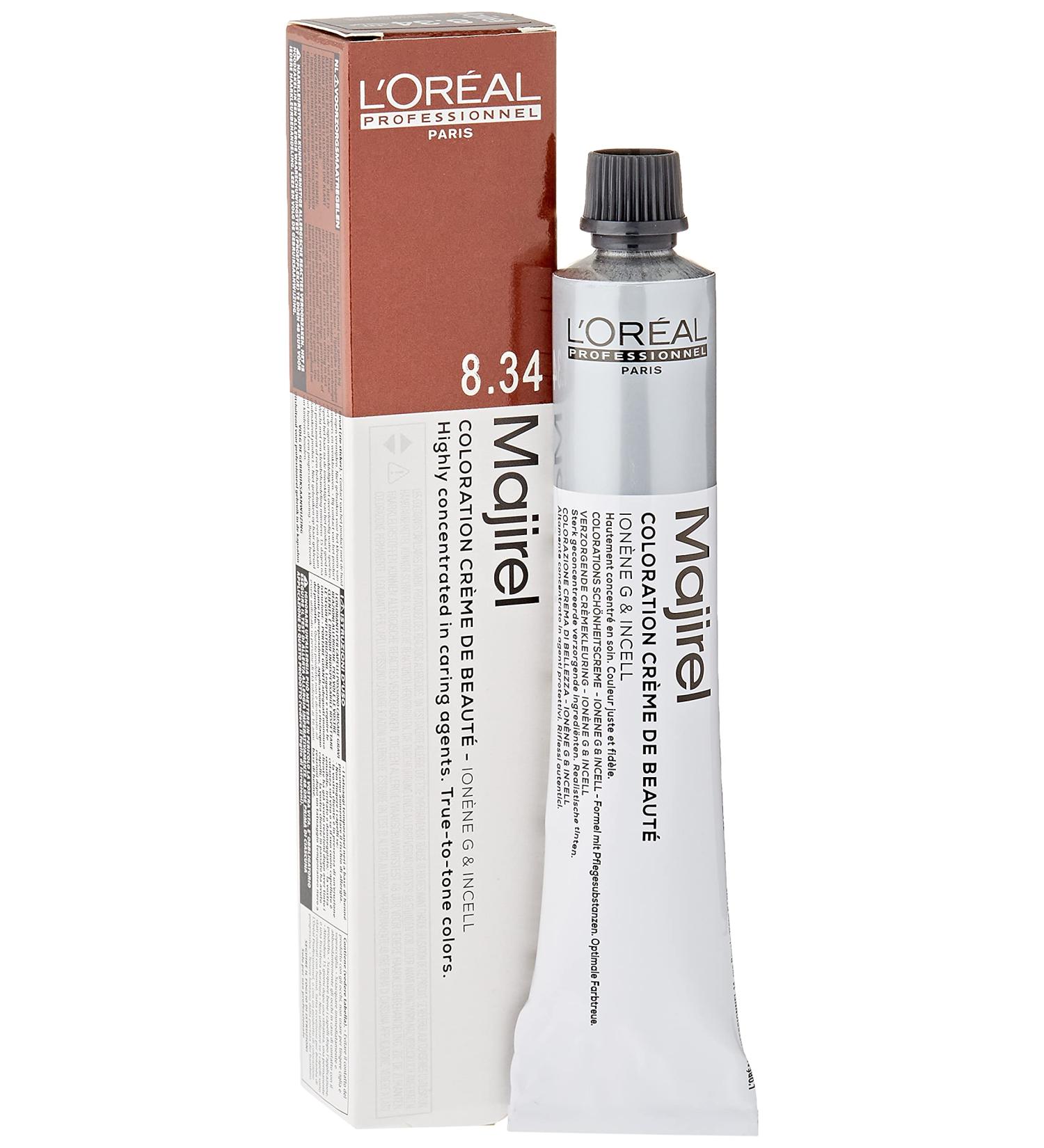 Buy L'Or al Professionnel Majirel 8.34 Light Blonde Gold Copper - 50ml | International Shipping Available - Buy Online on GoSupps.com