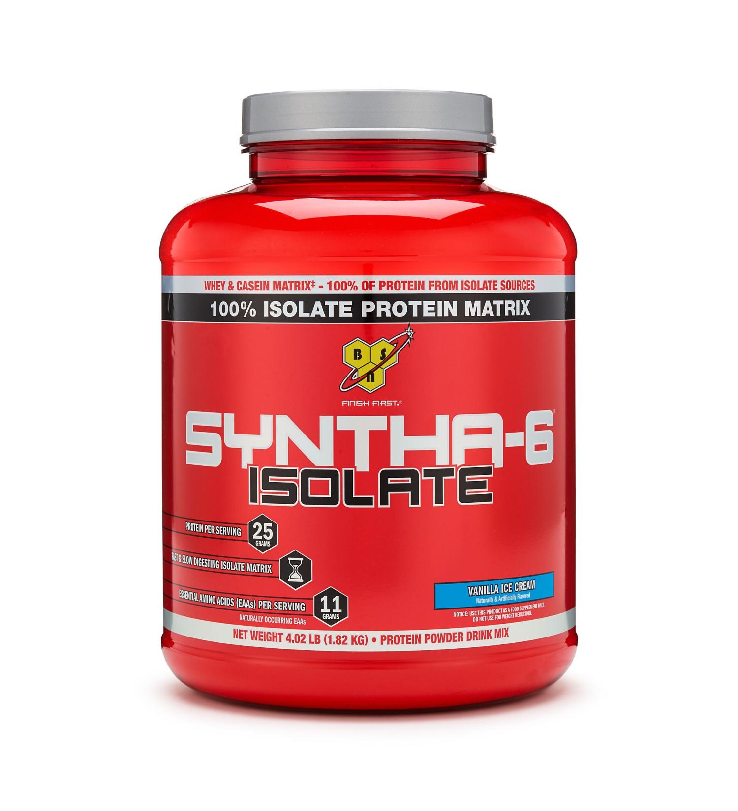 Buy BSN SYNTHA-6 Isolate Protein Vanilla Ice Cream 4.01 lbs - Premium Quality International Shipping Available - Buy Online on GoSupps.com