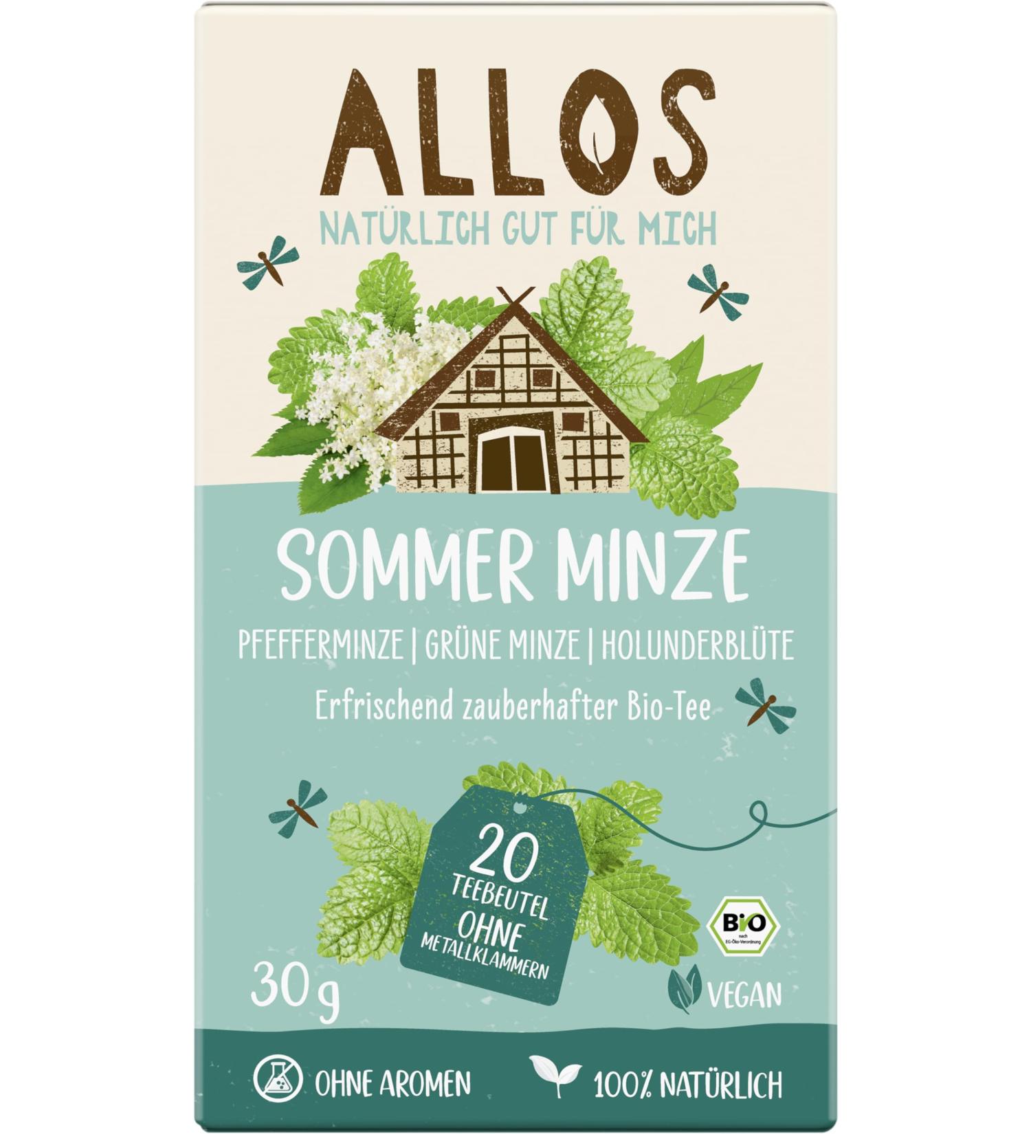 Nature BV Allos Organic summer mint tea 6 x 30 gr