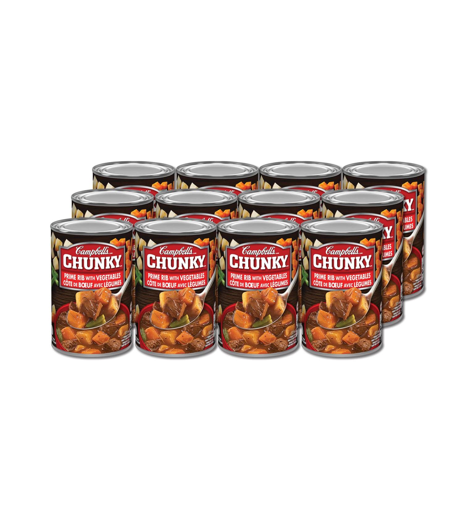 Campbell's Chunky Prime Rib with Vegetables 515 mL (Pack of 12) - Buy Online on GoSupps.com
