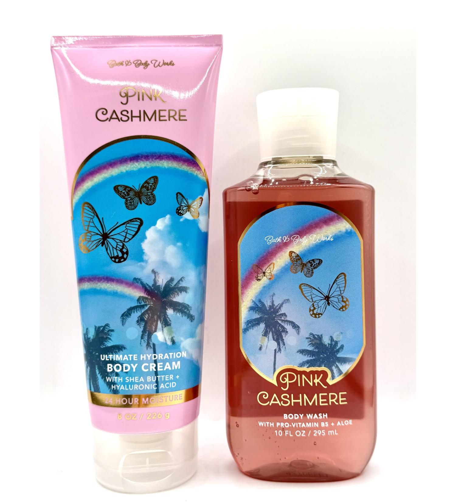 Pink Cashmere 2-Piece Body Care Set | Body Gel & Body Cream