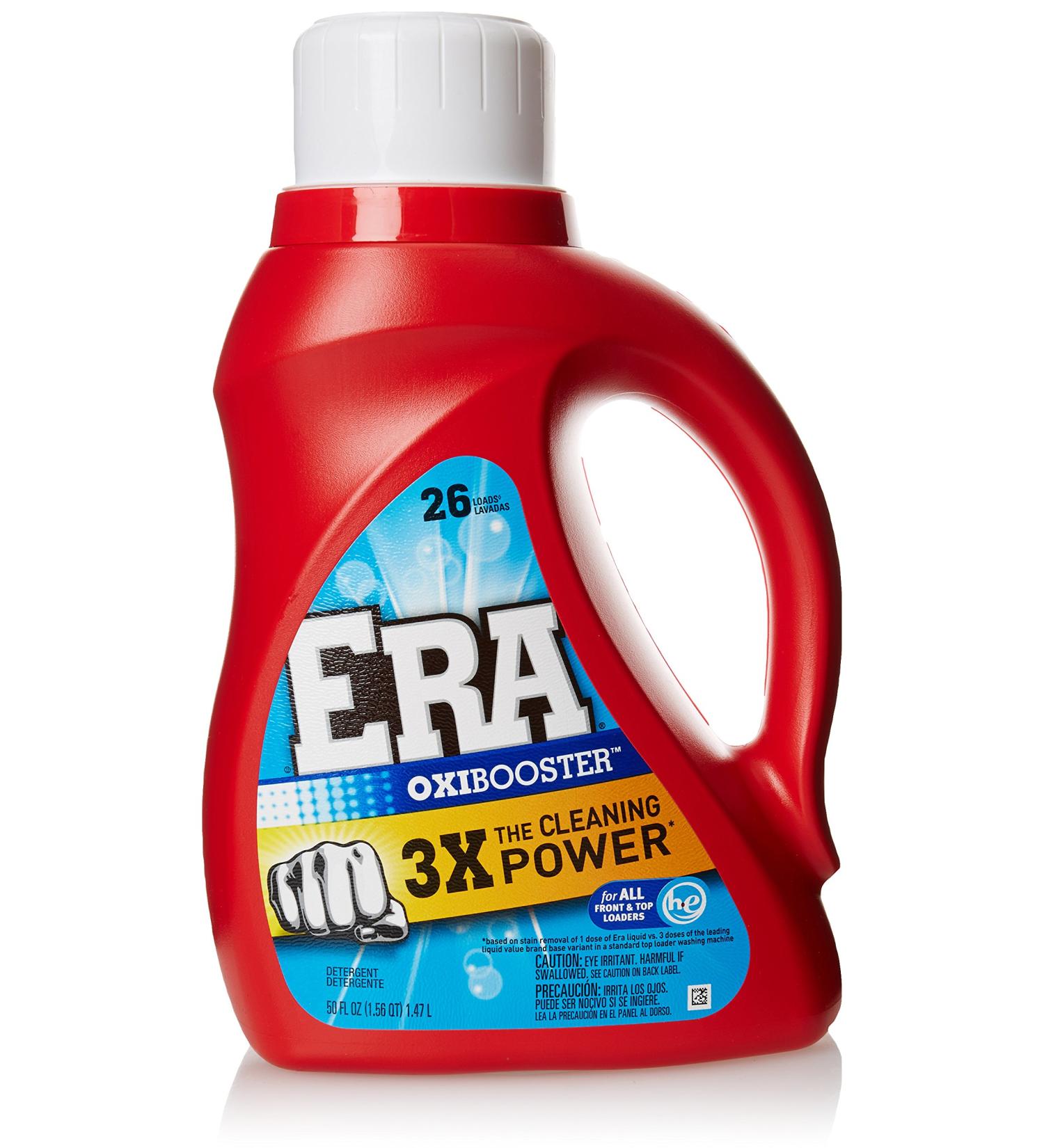Era Oxi Booster Liquid Detergent 50 oz - Powerful Stain Removal for All Fabrics | International Shipping Available - Buy Online on GoSupps.com