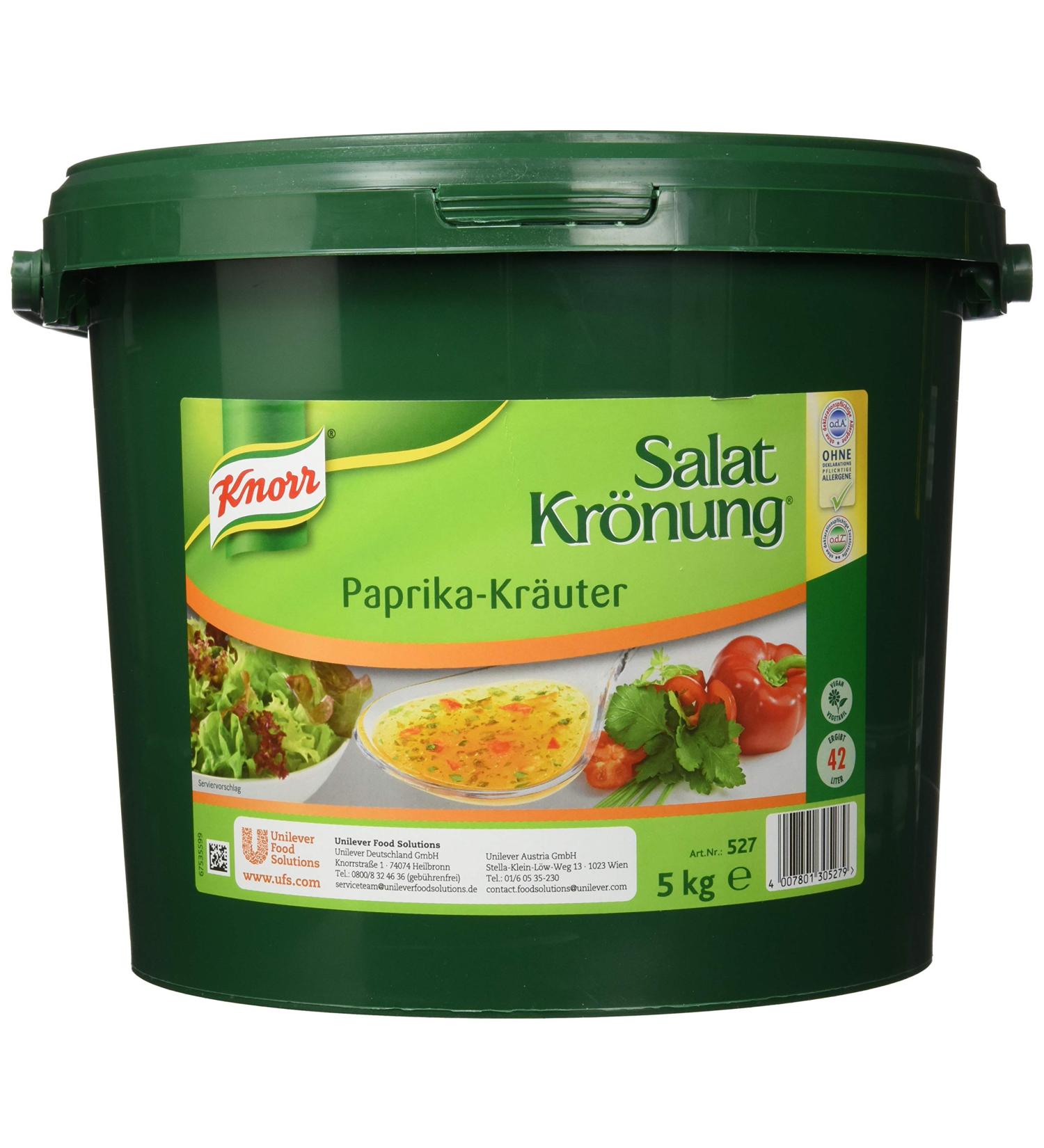 Buy Knorr Salad Coronation Paprika Herbs Dressing - 5 kg Pack | International Shipping Available - Buy Online on GoSupps.com