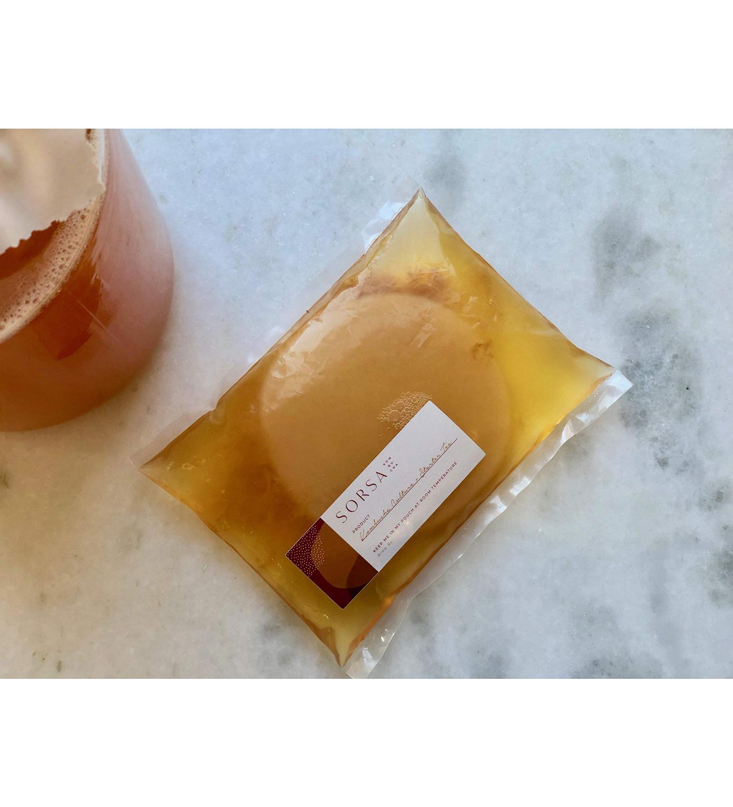 Sorsa Kombucha Large SCOBY Culture - Living Kombucha Starter for Homemade Brews - Buy Online on GoSupps.com