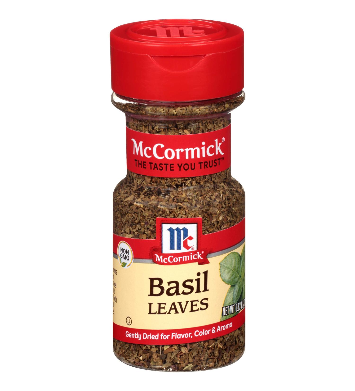 McCormick Basil Leaves 0.62 oz - Premium Quality Italian Basil for Flavorful Dishes - Buy Online on GoSupps.com
