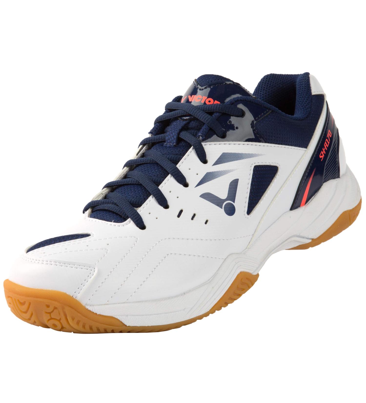 Buy VICTOR SH-A170 Badminton & Squash Shoes - Unisex Indoor Footwear (46 EU) | Comfort & Secure Grip - White & Blue - Buy Online on GoSupps.com
