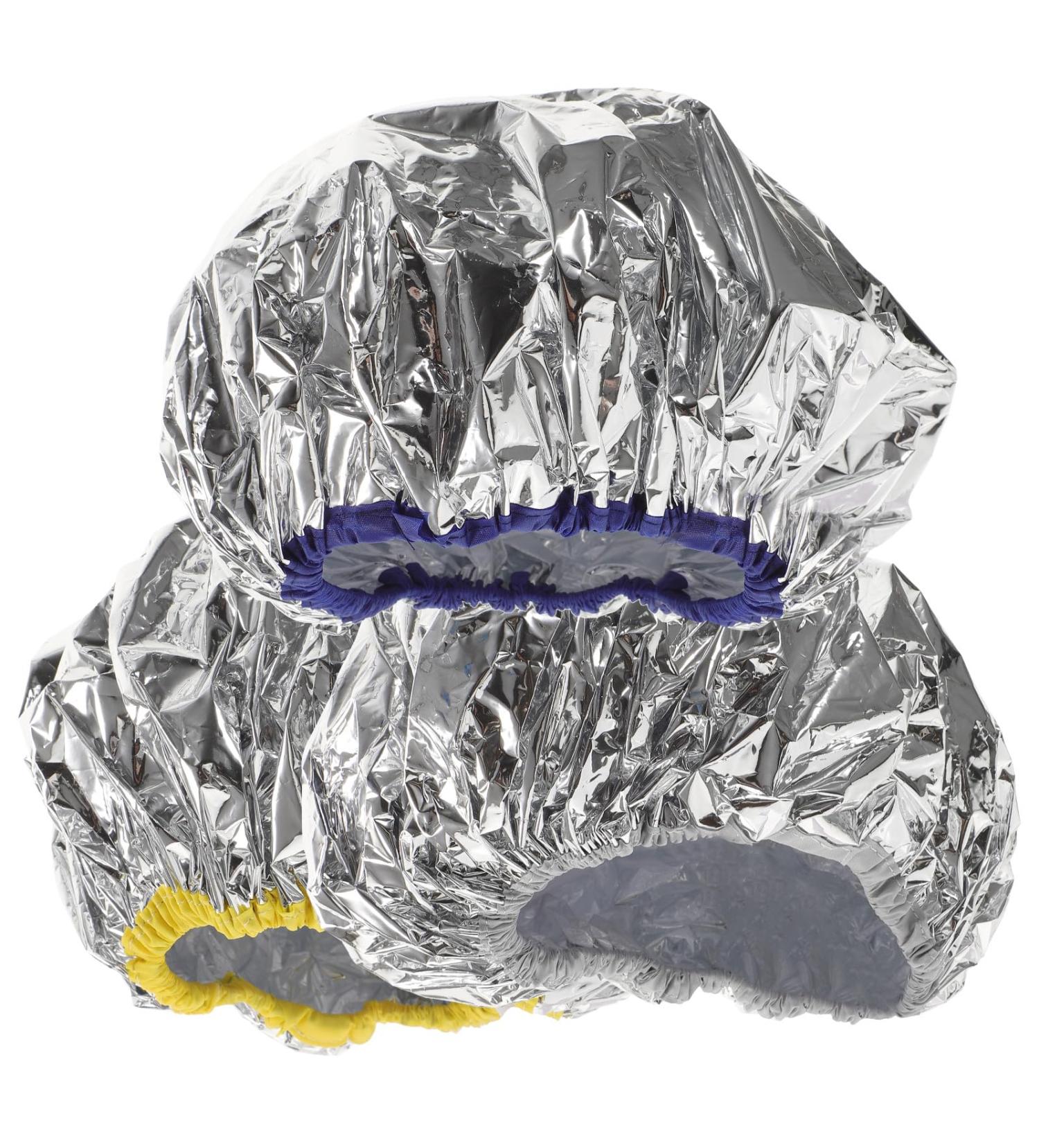 jojofuny Lot de 3 Bonnets de Coloration lastiques pour Cheveux Bonnets Chauffants en Aluminium 30 CM Casquettes Salon de Coiffure Maintien Temp rature Constante Soin Couleur Al atoire - Buy Online on GoSupps.com