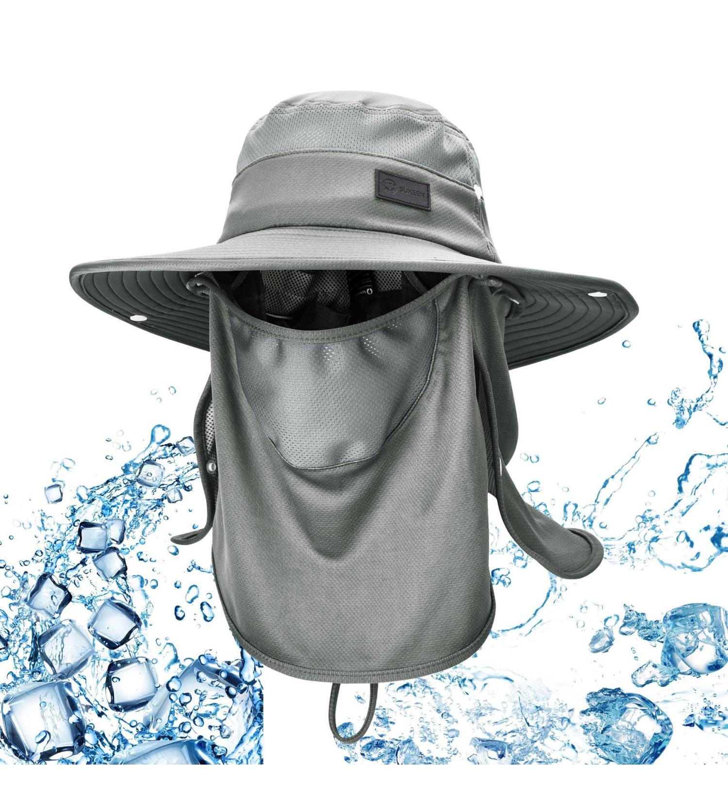 SUKEN Fischerhut - UV Sun Protection Hats for Men & Women | Tactical Outdoor Fishing Gear - Buy Online on GoSupps.com