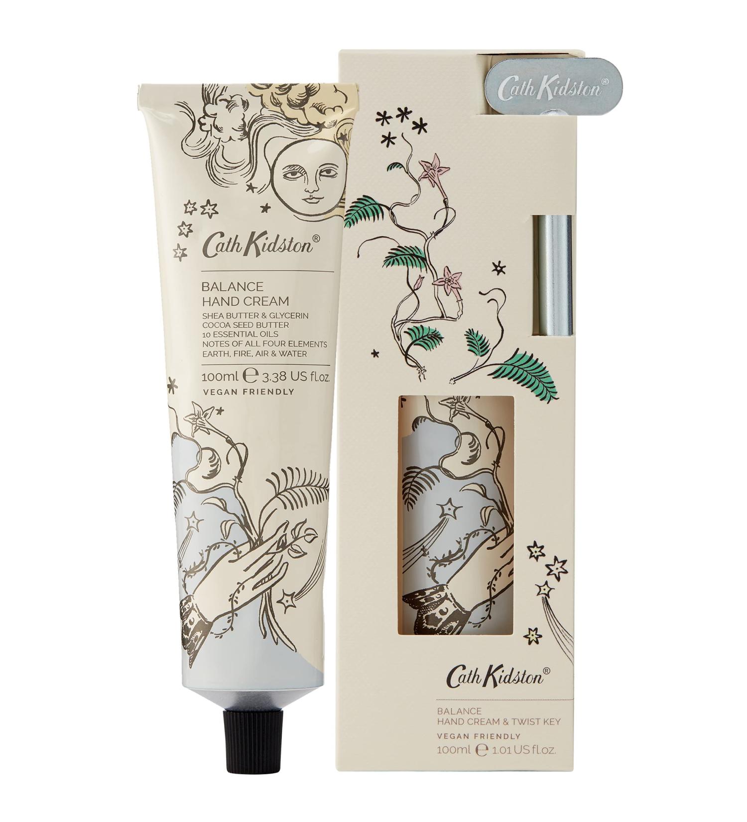Cath Kidston Balance Hand Cream With Twist Key | Enriched With Shea Butter & Essential Oils | Cruelty Free & Vegan Friendly | 100ml - Buy Online on GoSupps.com