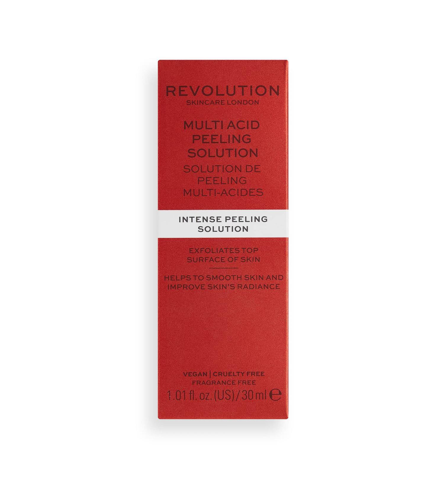 Revolution Beauty London Skincare Multi Acid Exfoliating Solution 30ml | Gentle Exfoliator - Buy Online on GoSupps.com