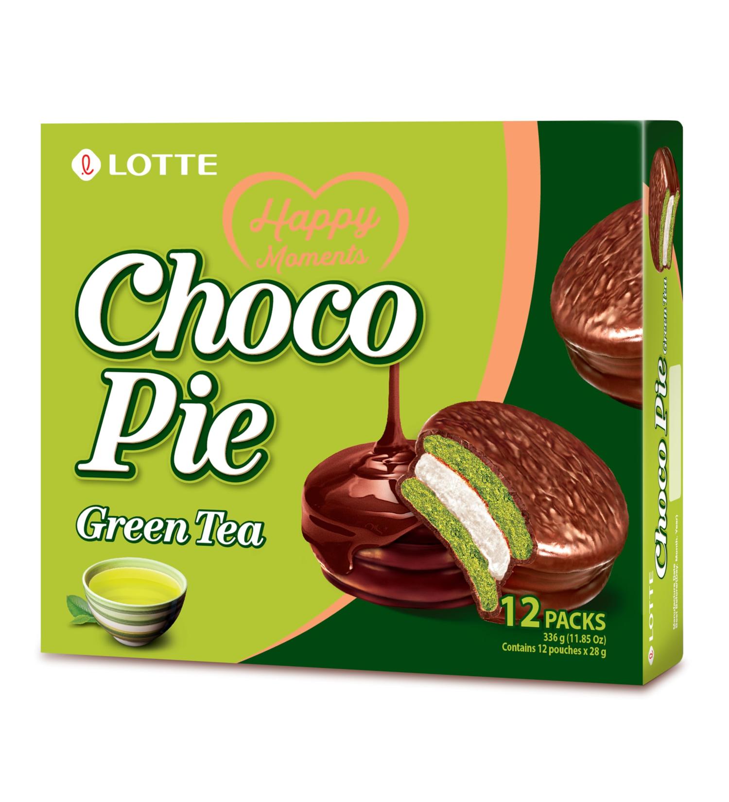 Choco pie greener tea