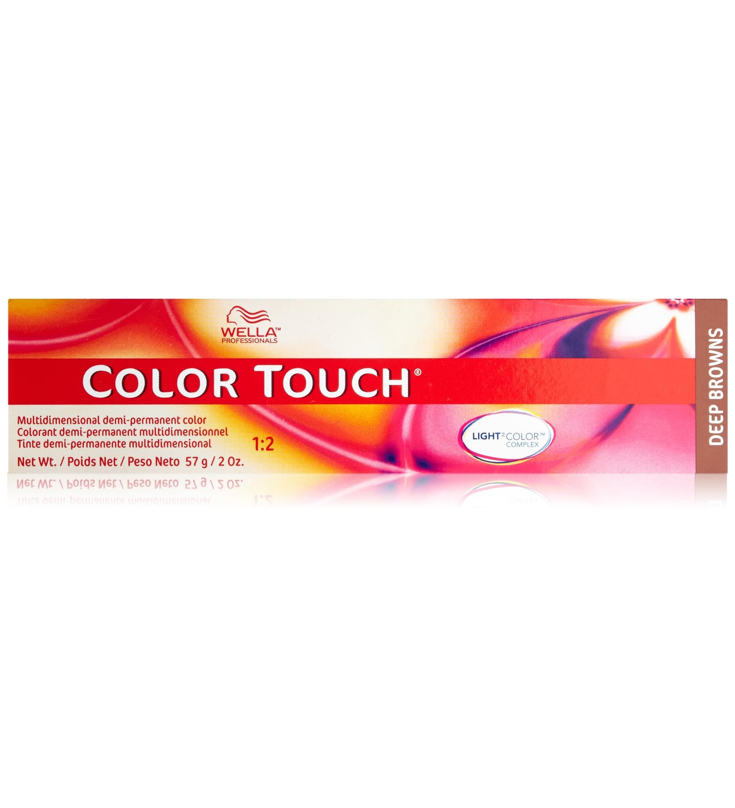 Wella Color Touch 7/71 Medium Blonde Brown Ash 2 oz - Buy Online on GoSupps.com
