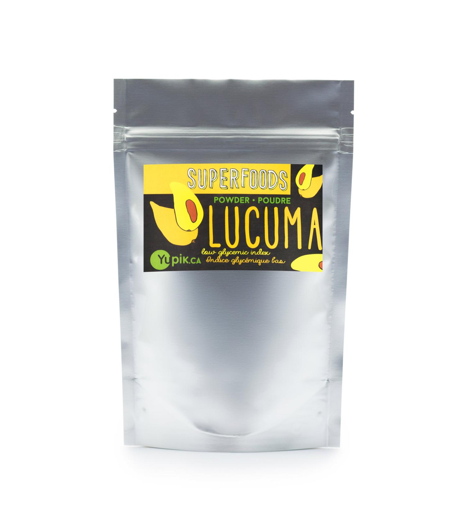 Yupik Organic Lucuma Powder Superfood 8.8 oz - Non-GMO, Vegan, Gluten-Free - Buy Online on GoSupps.com