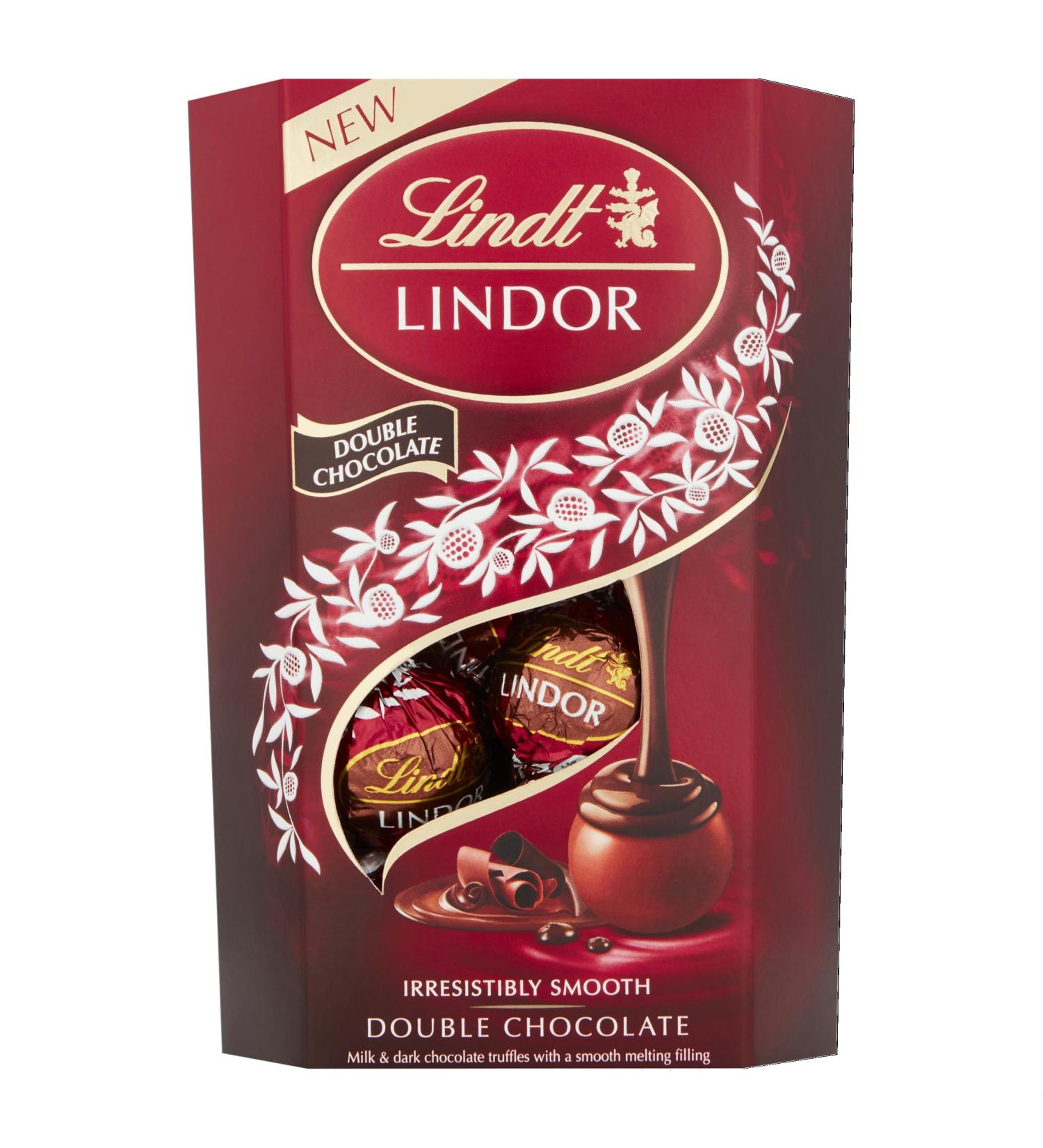 Lindt Lindor Double Chocolate Truffles 200g - Buy Online on GoSupps.com