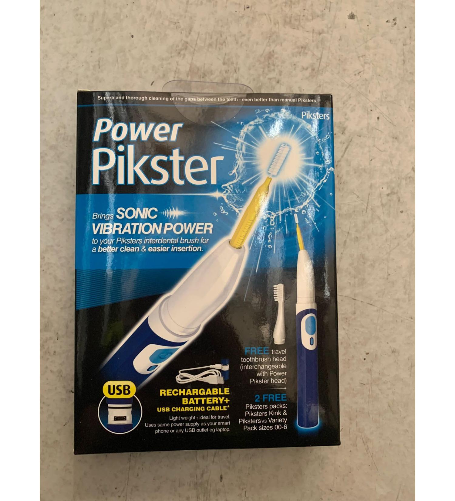 Power Pikster - Sonic Powered Interdental Cleaning for Piksters | Best Interdental Brush for Effective Oral Care - Buy Online on GoSupps.com