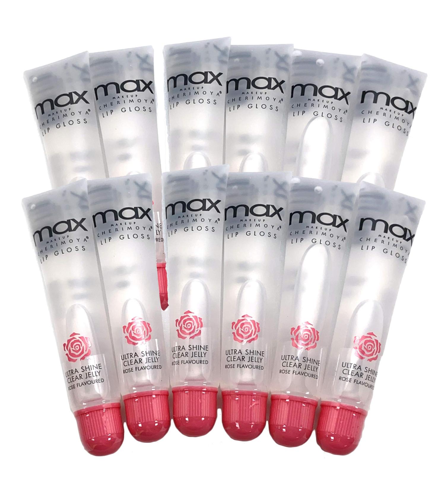 Buy MAX MAKEUP CHERIMOYA Clear Lip Polish in Rose - Bulk Supply for International Shipping - Buy Online on GoSupps.com