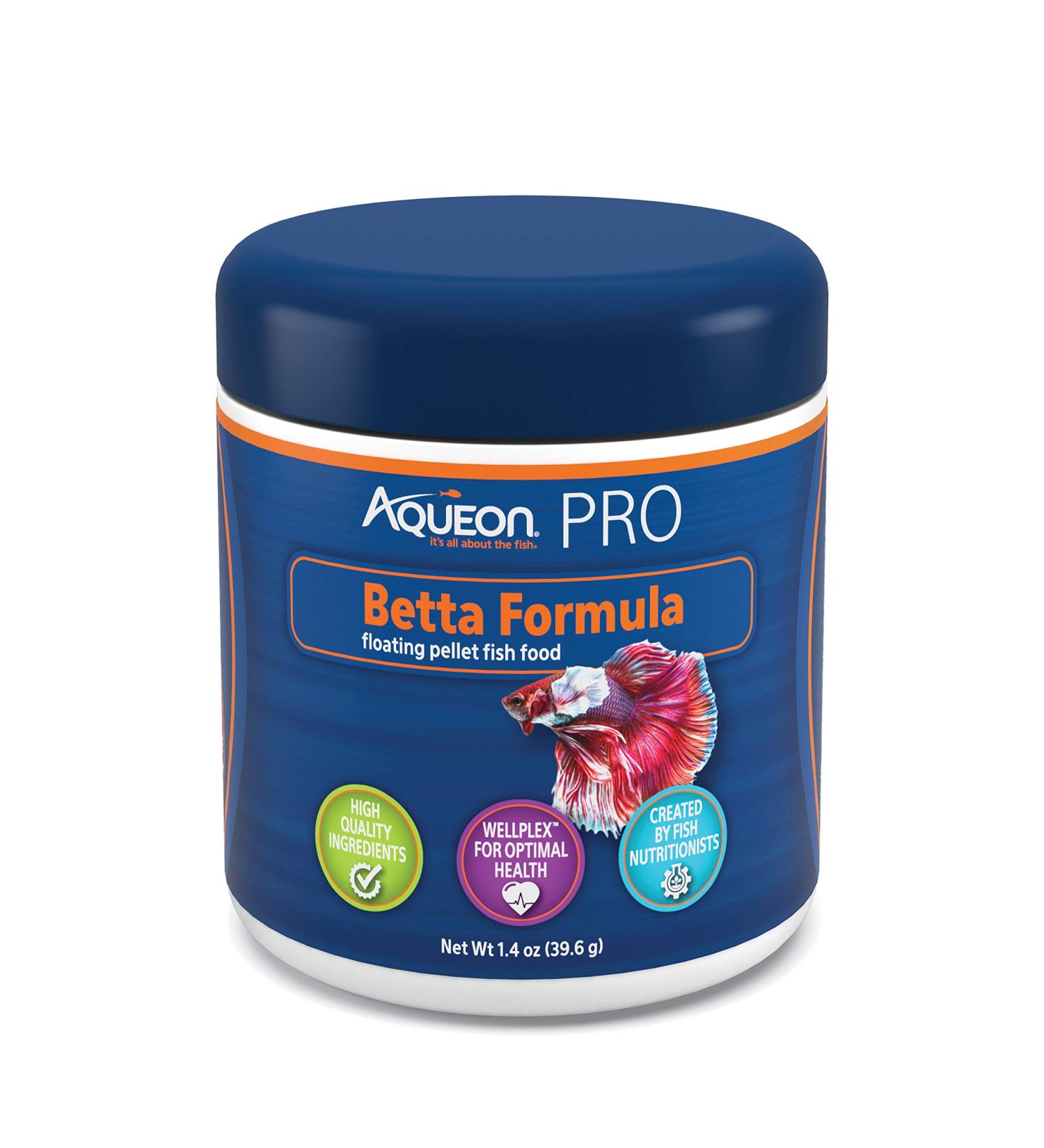 Aqueon Pro Betta Pellet 1.4 oz - High-Quality Fish Food for Betta Fish - Buy Online on GoSupps.com