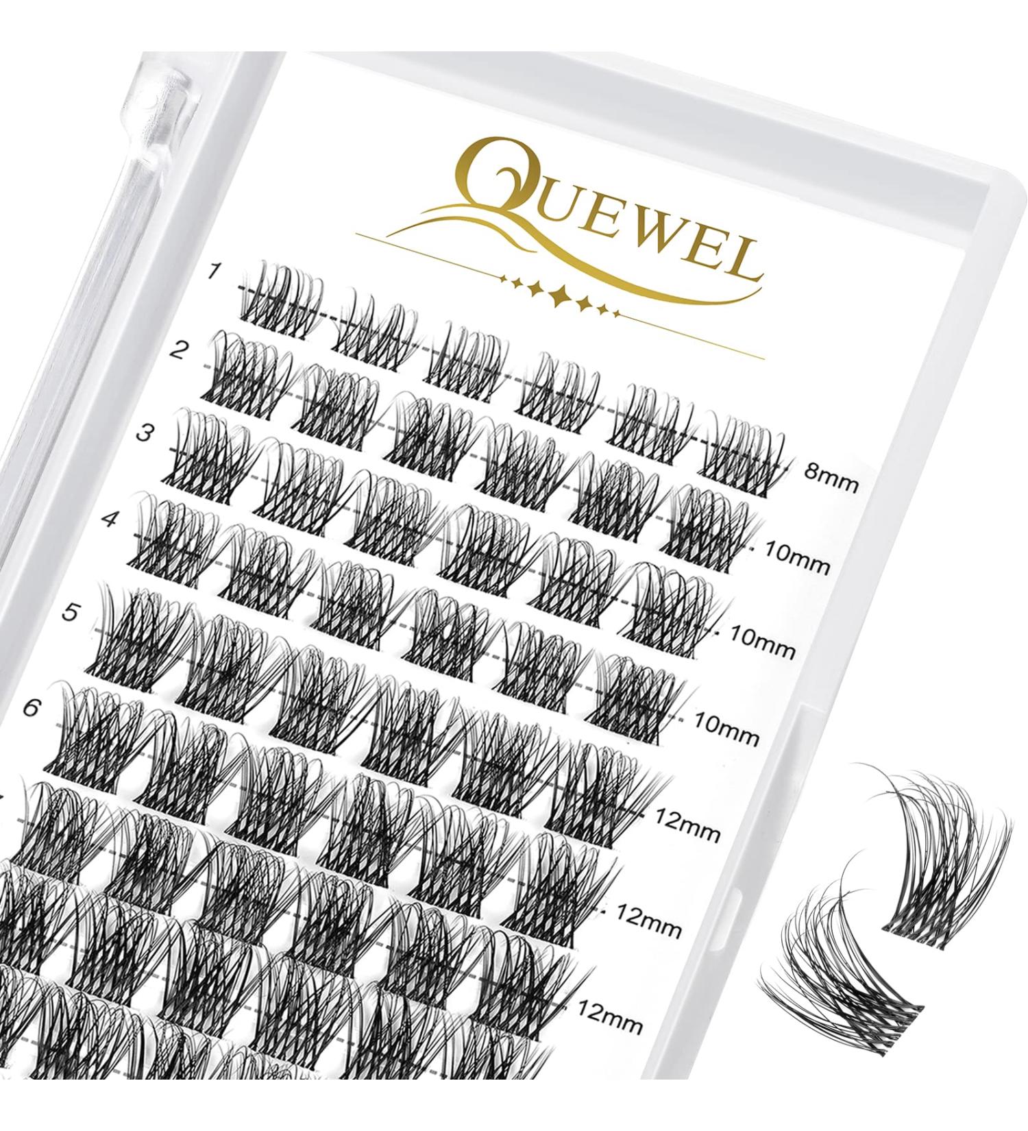 Buy D Curl Cluster Individual Eyelashes | 72pcs Mix Length 8-16mm for DIY Extensions - Buy Online on GoSupps.com