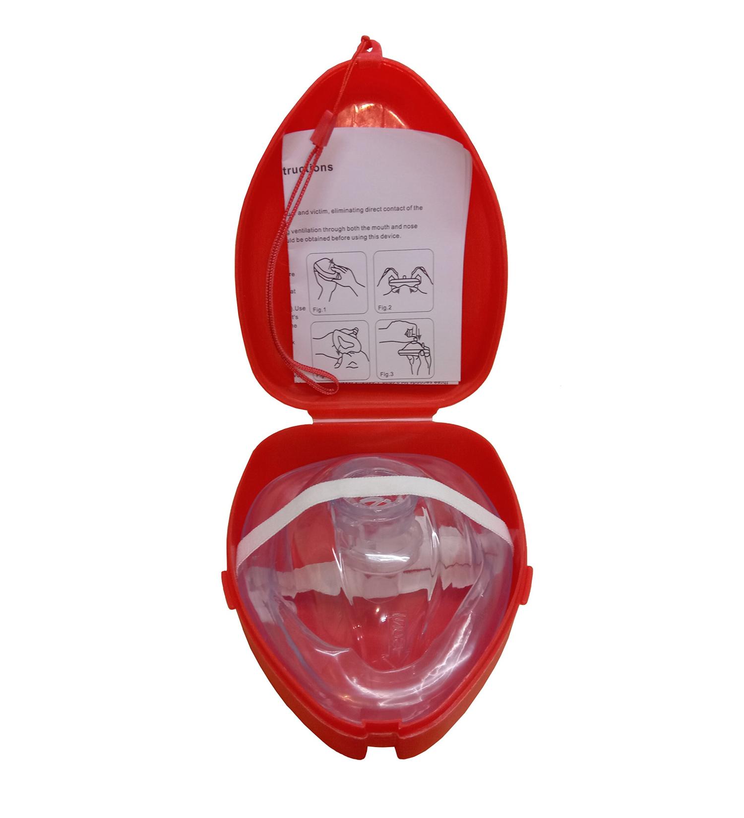 Pocket CPR Resuscitation Face Mask with Valve 1 Count (Pack of 1)