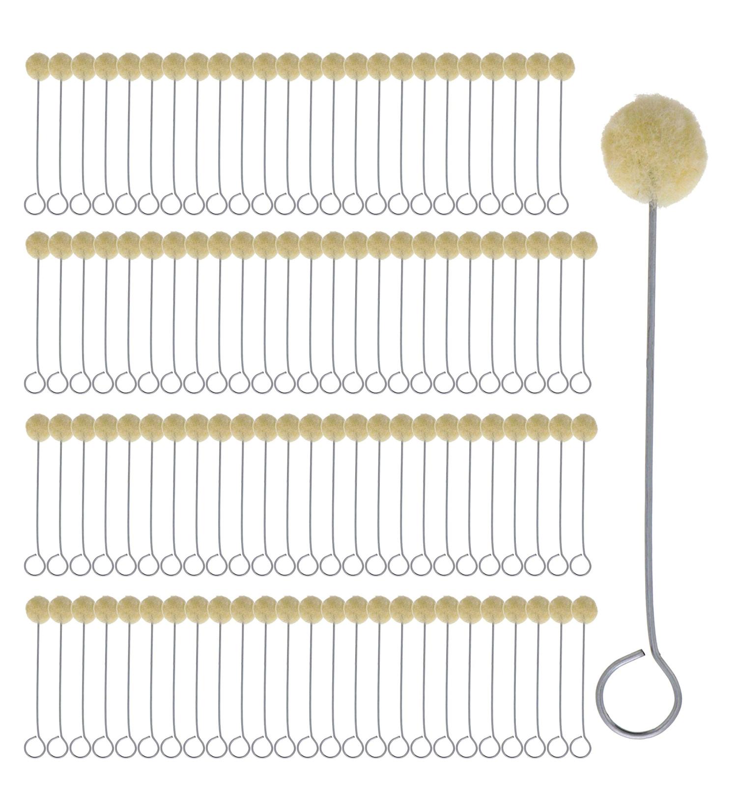 Wool Daubers Ball Brush (Pack of 100) - Leather Dye Applicator Tool for Crafting & DIY Projects - Buy Online on GoSupps.com