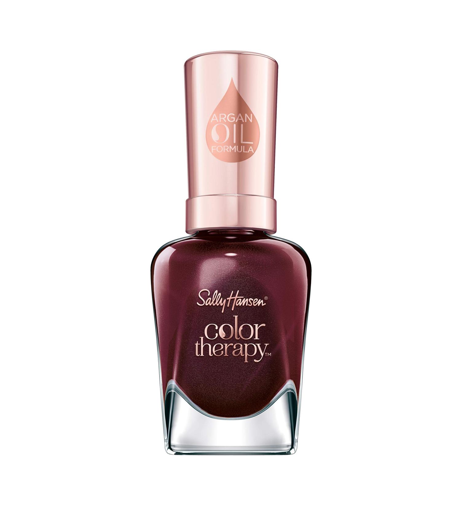 Sally Hansen Color Therapy Nail Polish Wine Not 0.5 Fl Oz - Long-Lasting Nail Color - Buy Online on GoSupps.com