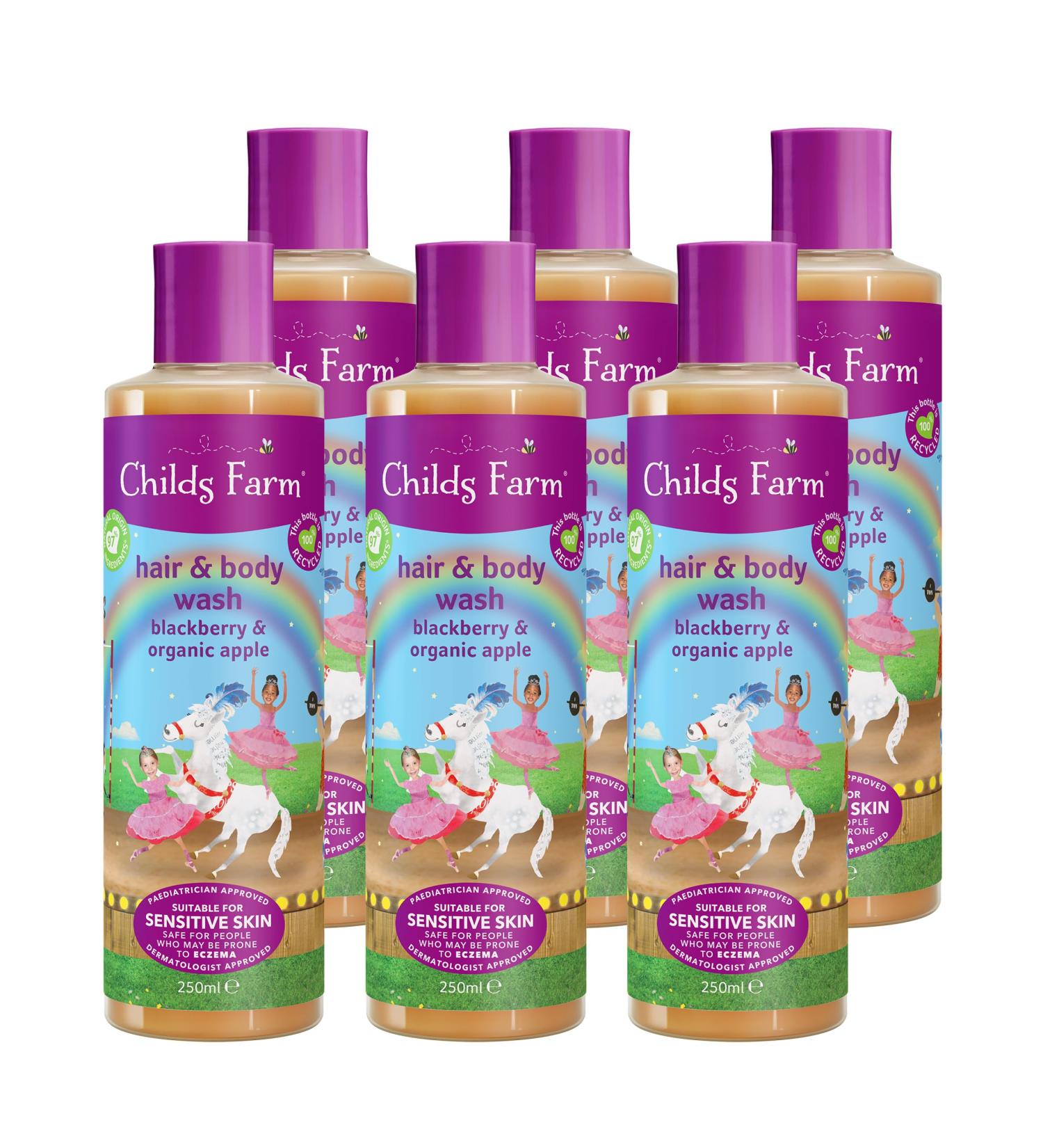 Childs Farm - Soin cheveux et corps - M re et extrait de pomme bio 250 ml Pack of 6 1.5 l (Lot de 1) - Buy Online on GoSupps.com
