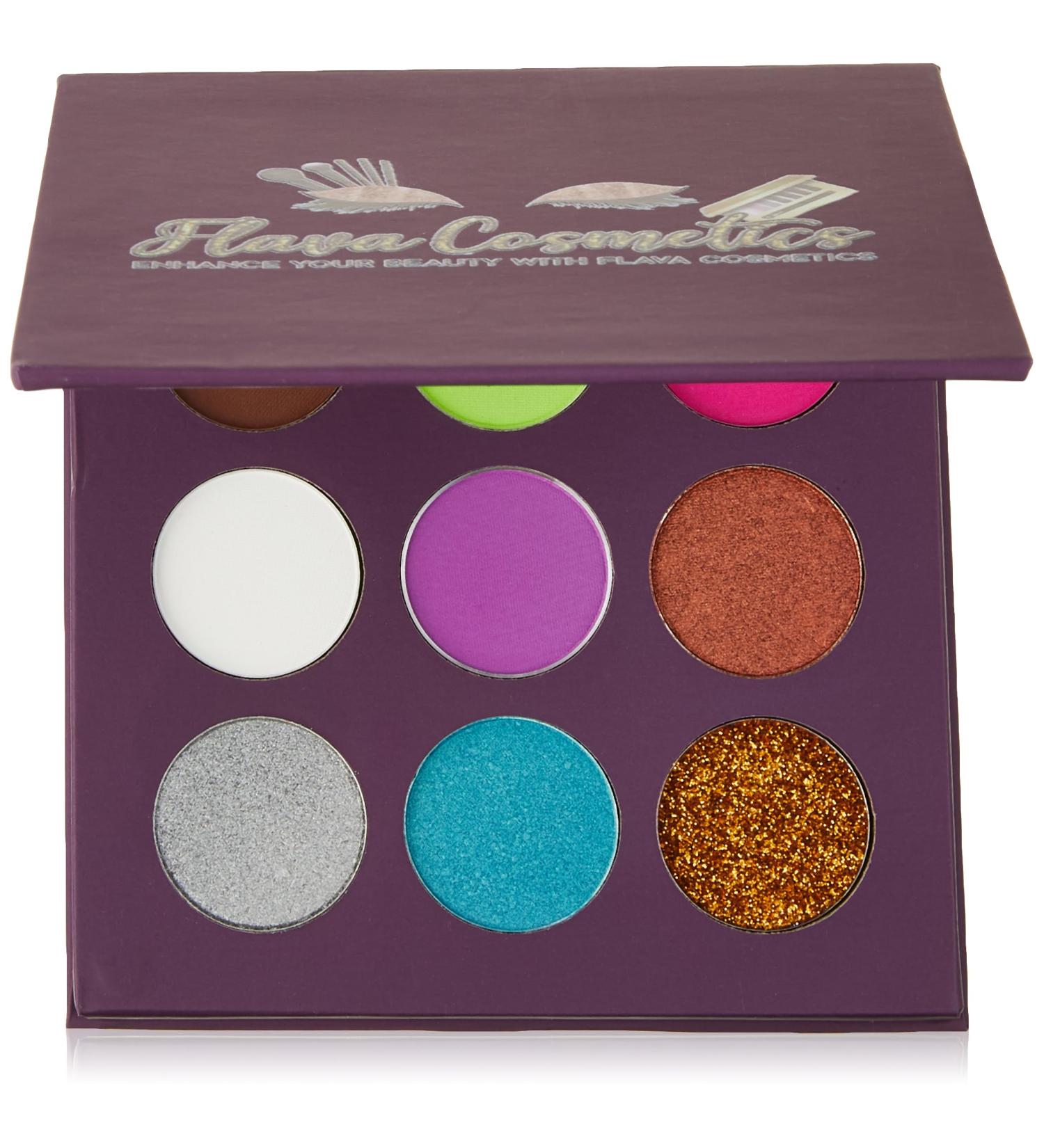 Pop Of Color Eyeshadow Palette with Mirror | Easy On-the-Go Makeup | International Shipping - Buy Online on GoSupps.com