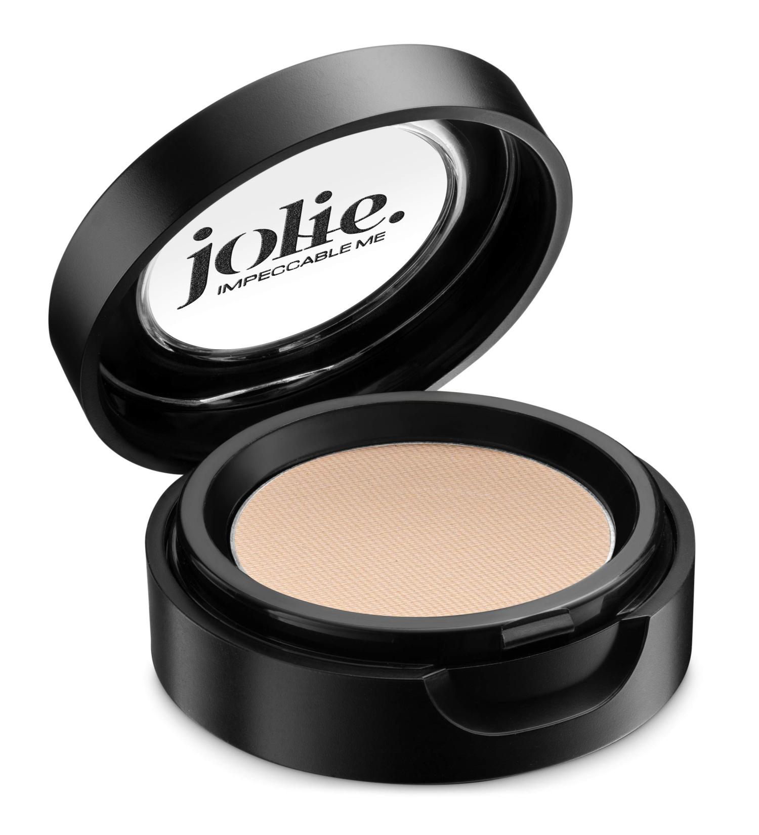 Jolie Cosmetics Powder Pressed Matte Eyeshadows - Cruelty Free Vegan Single Pan Eyeshadow 1.48g Base Neutrals (Creme)