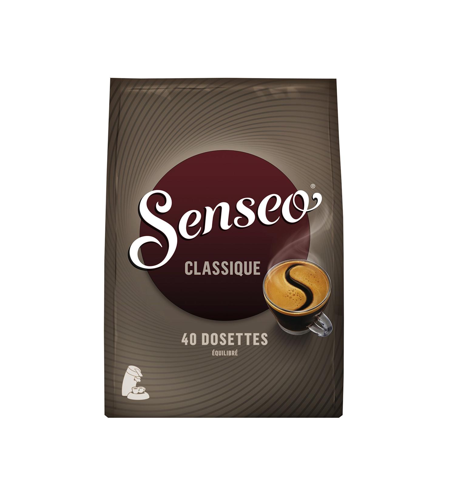 Senseo Caf Classique - 200 soft pods - pack of 5 x 40 pods - Buy Online on GoSupps.com