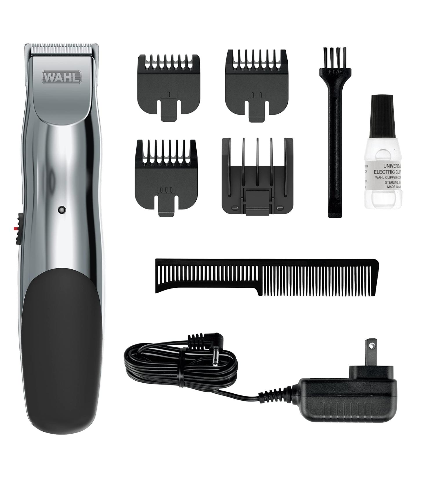 Wahl Clipper Travel Rechargeable Beard Trimmer - Model 9916-817V | Self-Sharpening Blades, 10 Lengths, Travel Lock - Buy Online on GoSupps.com