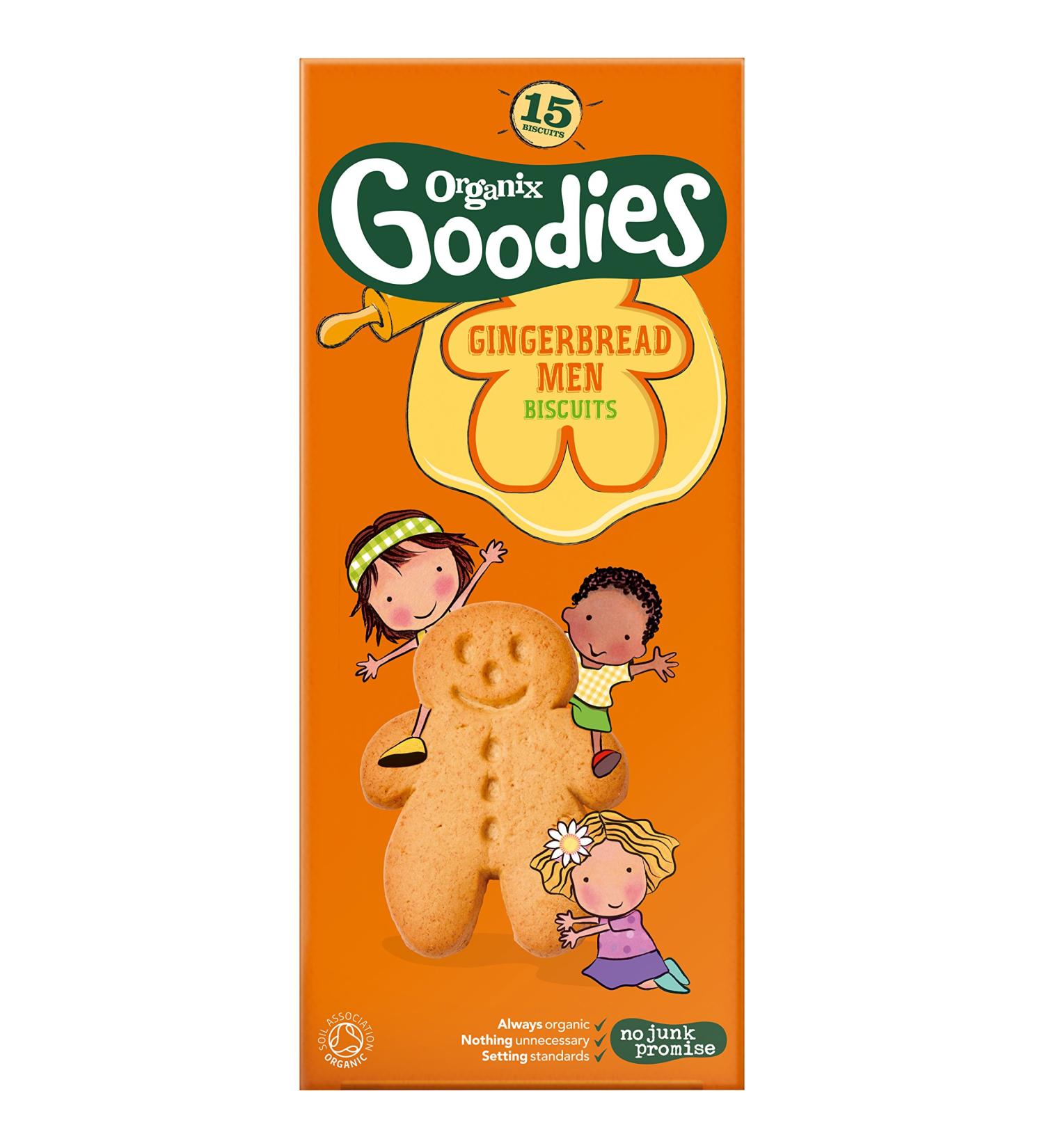 Organix Goodies Organic Gingerbread Men 125g - Buy Online on GoSupps.com
