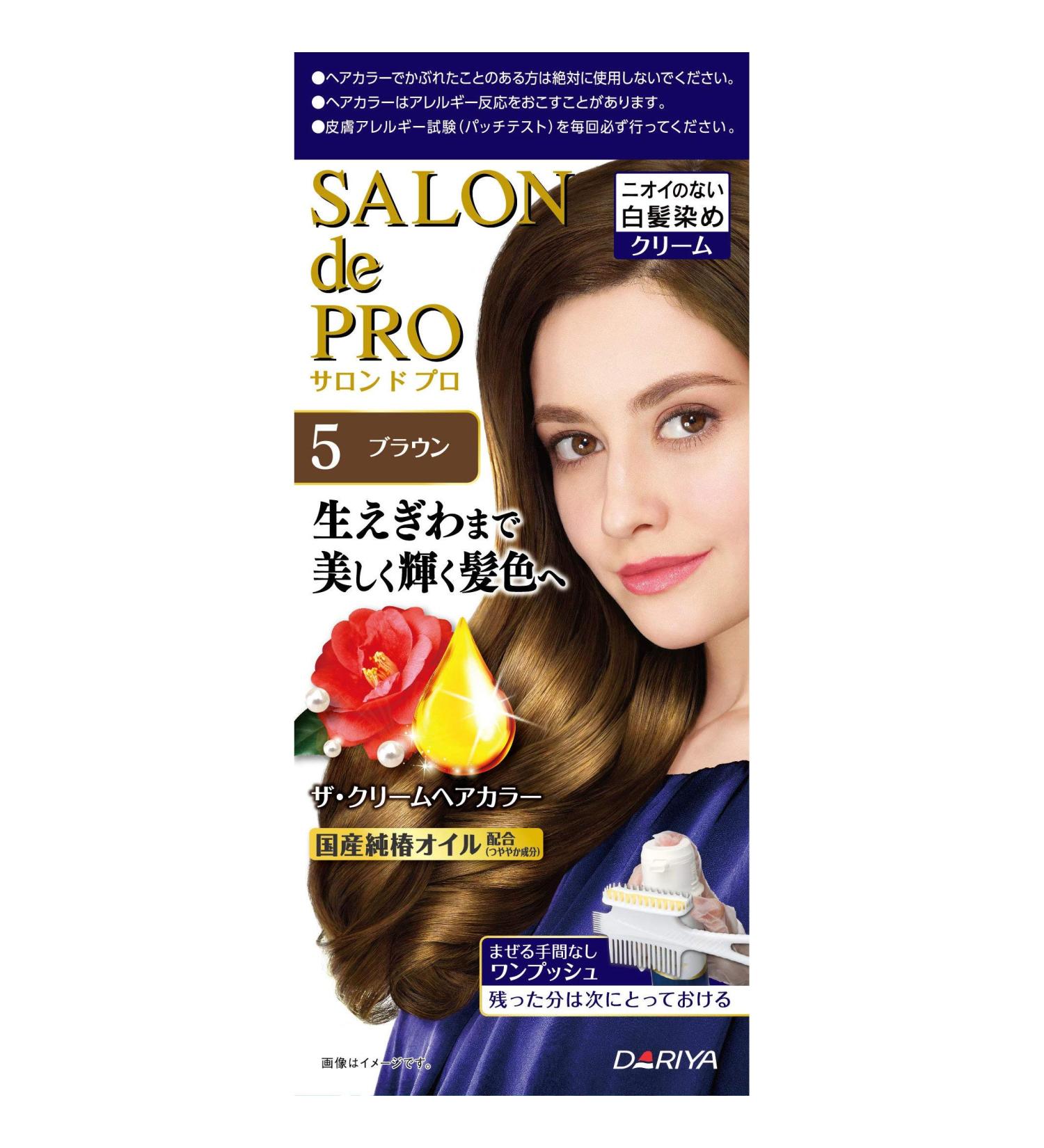 Dariya Salon De professional The cream hair color (for gray hair) 5 (Brown) by Salon De professional - Buy Online on GoSupps.com