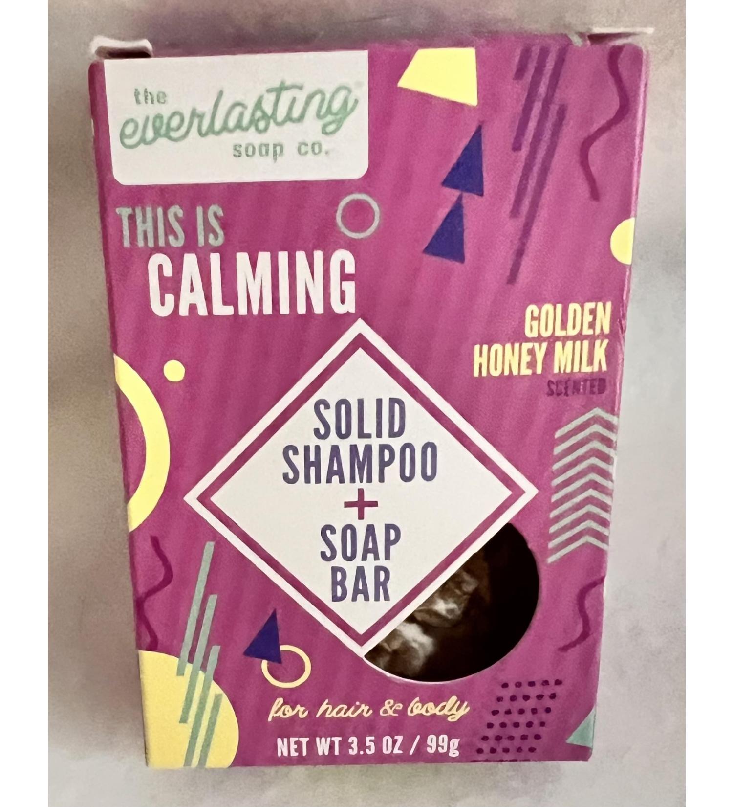 Buy Solid Shampoo Bar - SLS Free Cruelty Free Sustainable | Golden Honey Milk - 8oz/226g | International Shipping Available - Buy Online on GoSupps.com