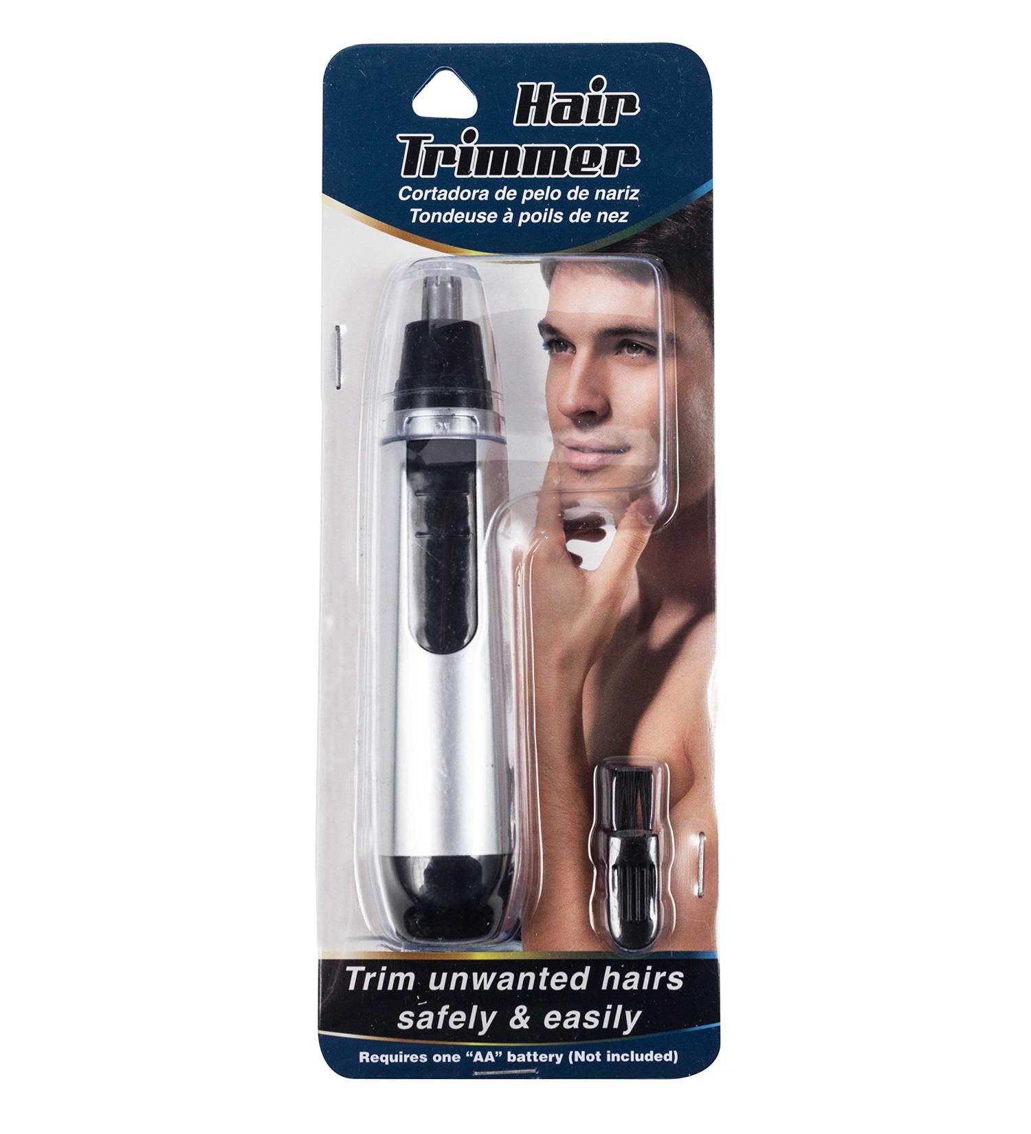 Items 4U Nose and Ear Hair Trimmer - Silver | Precision Grooming Tool for Men & Women - International Shipping Available - Buy Online on GoSupps.com