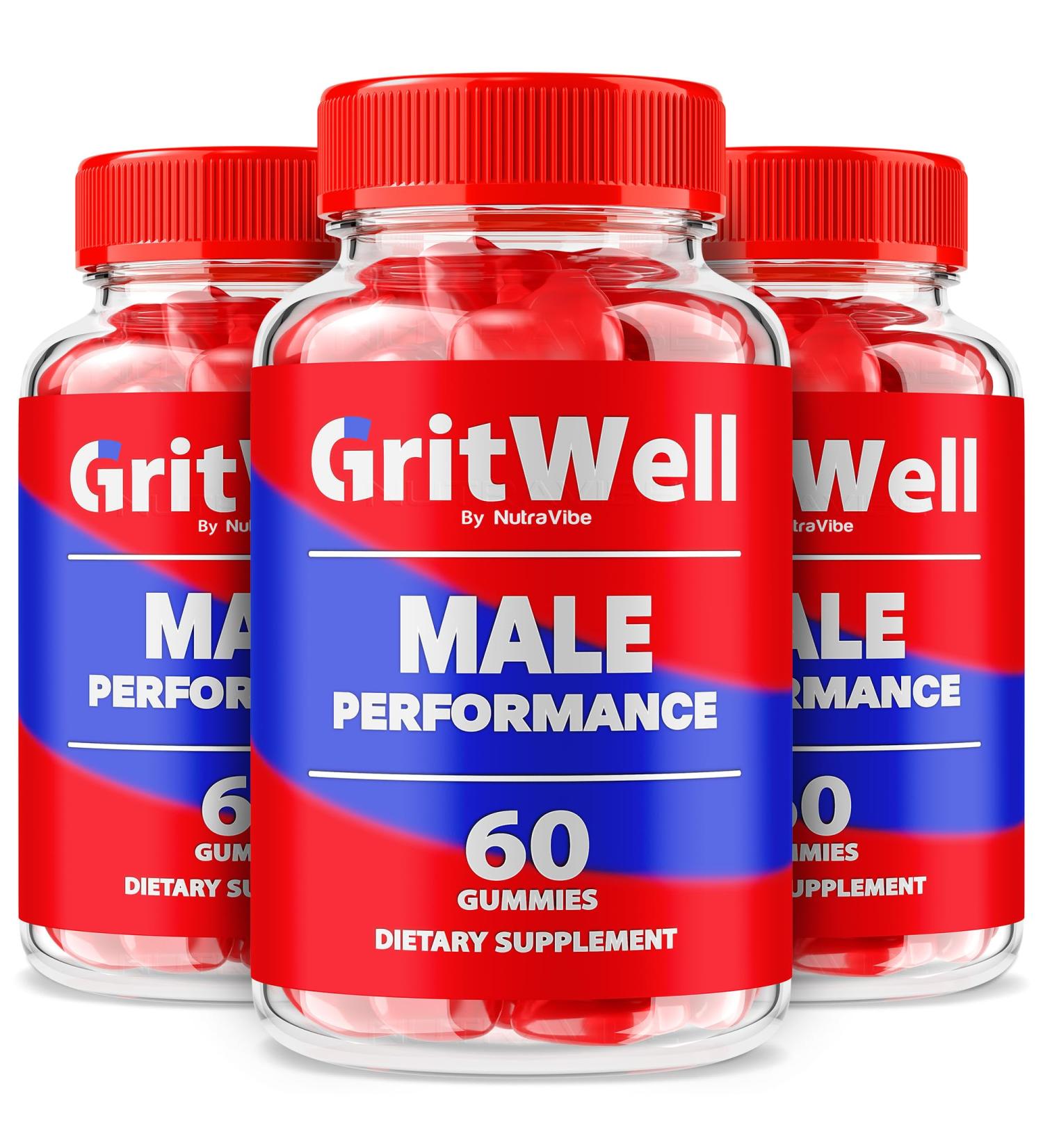 (3 Pack) GritWell Gummies Official Grit Well Daily Fitness Formula with Premium Blend for Natural Energy Stamina & Drive Support for Active Body | Great-Tasting Performance Gummys (180 Gummies) - Buy Online on GoSupps.com