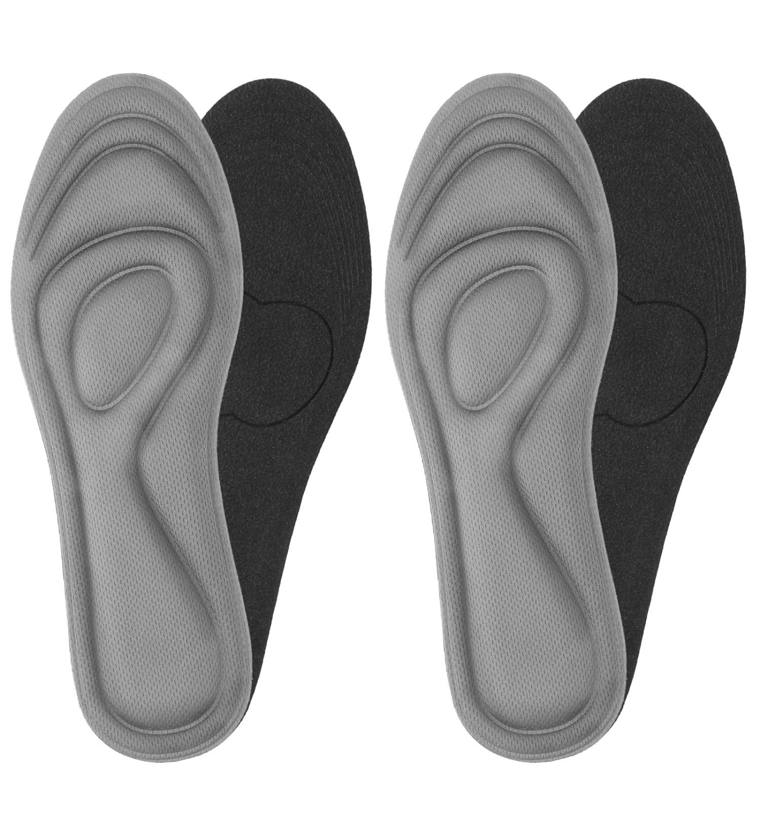 Buy WLLHYF Memory Foam Insoles - Comfort Cushioning Shoe Inserts for Men & Women | Relief Foot Pain (Grey W5-10US - Buy Online on GoSupps.com