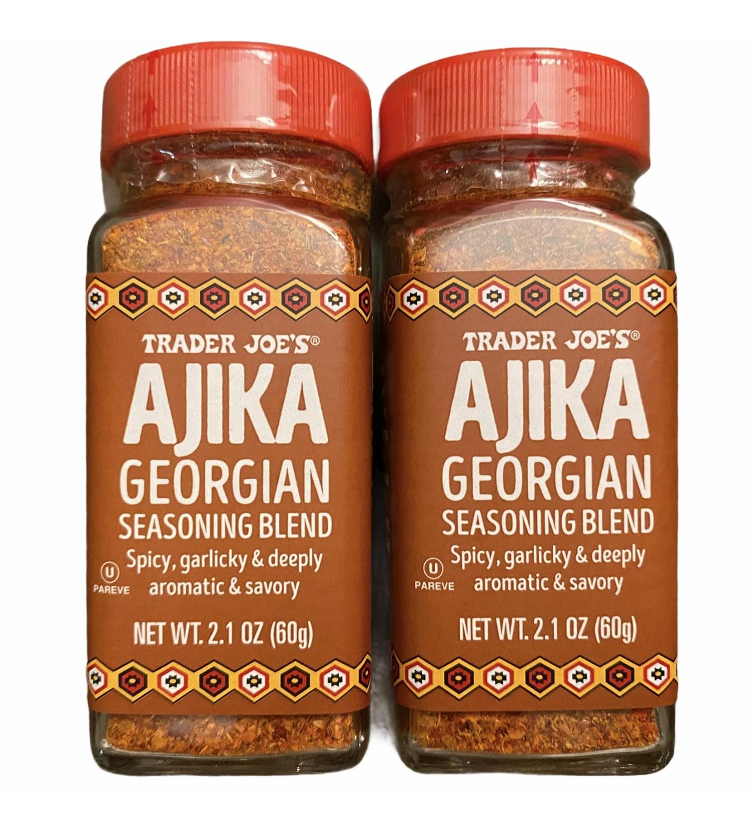 Trader Joe's Ajika Georgian Seasoning Blend (Pack of 2) - Spicy, Garlicky, Aromatic & Savory - Buy Online on GoSupps.com