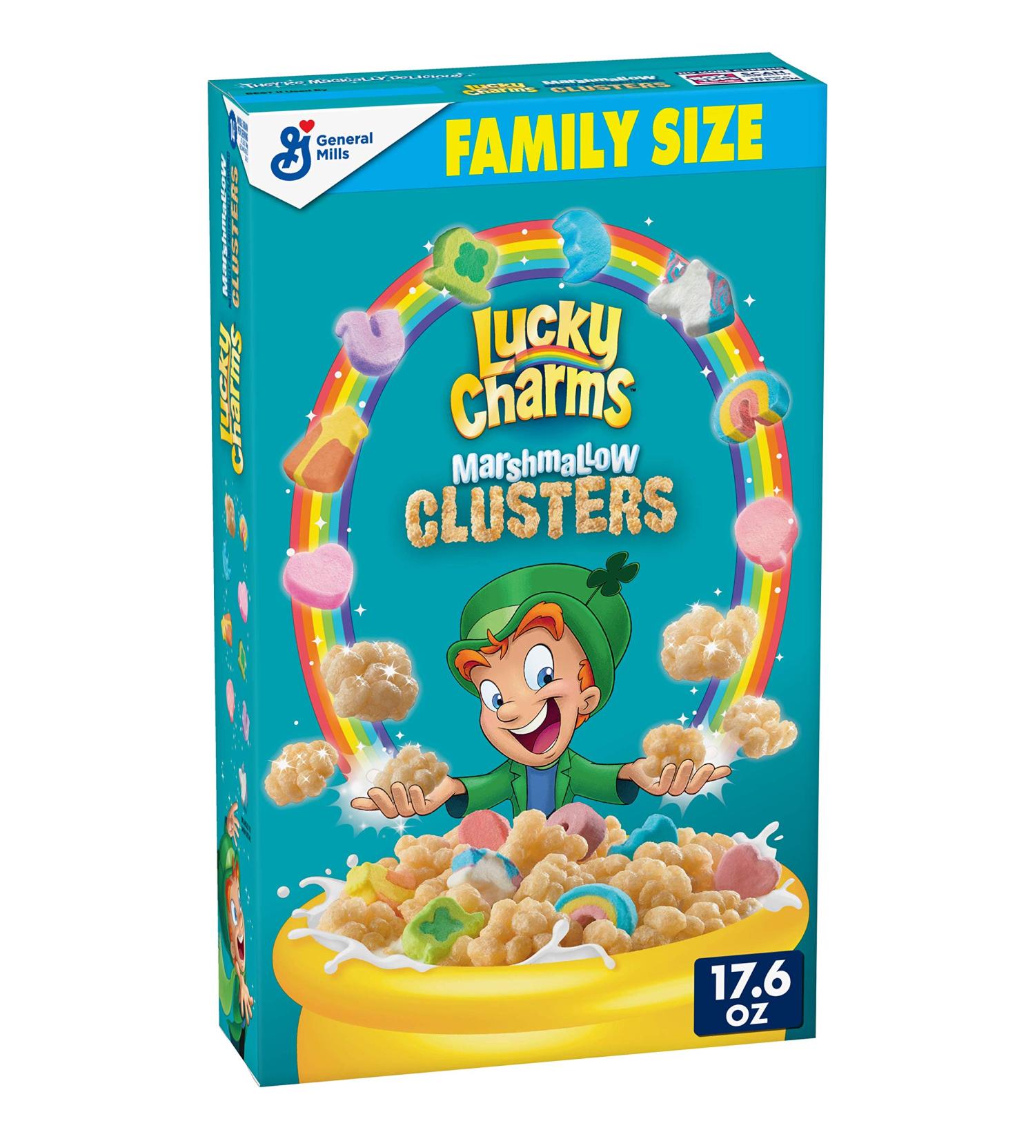 Lucky Charms Marshmallow Clusters Cereal 17.6 oz - Buy Now for a Magical Breakfast Experience! - Buy Online on GoSupps.com