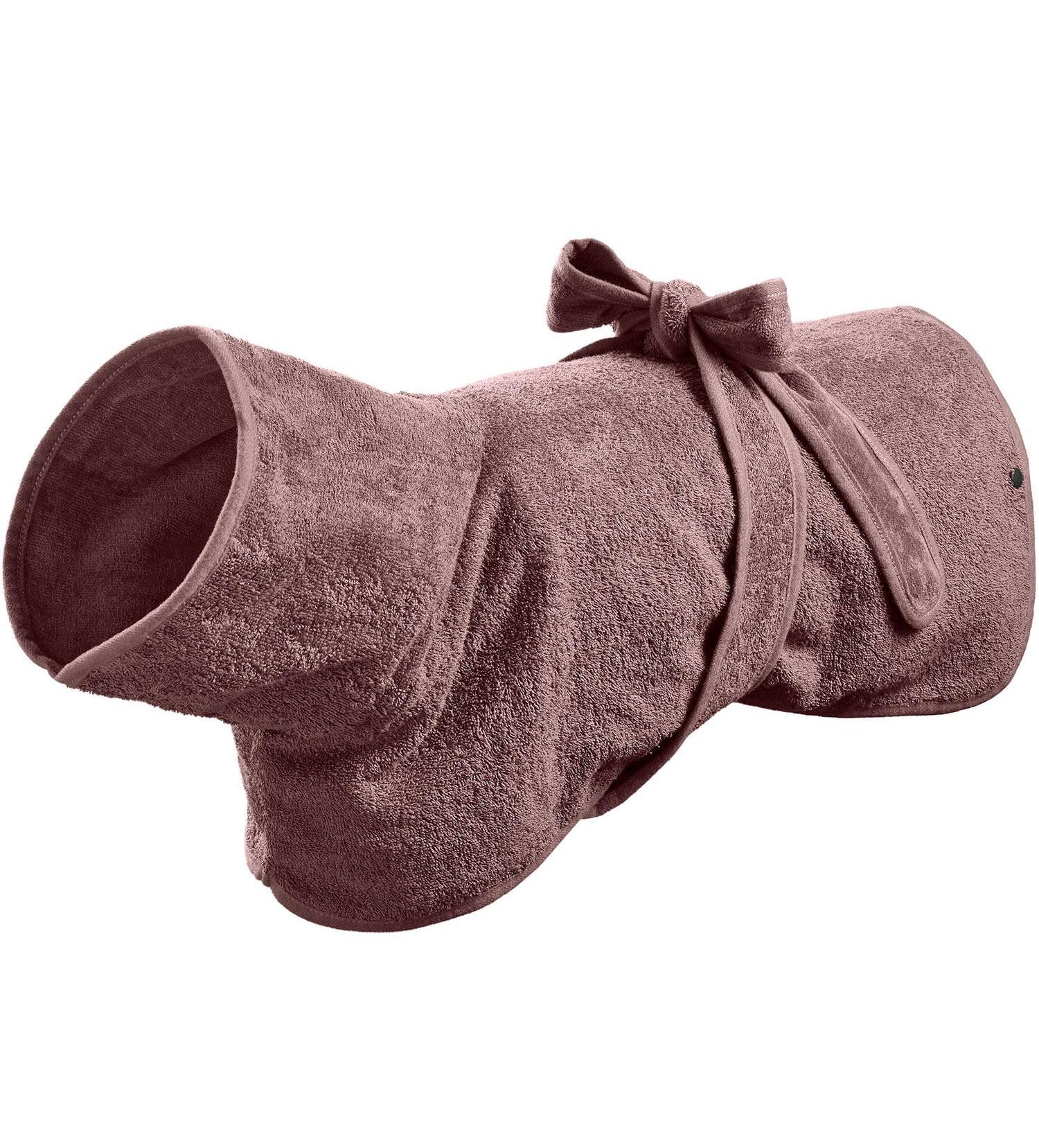 HUNTER Dog Bathrobe Riga - Size 50 Old Pink | Comfortable & Stylish Pet Bathing Solution - Buy Online on GoSupps.com